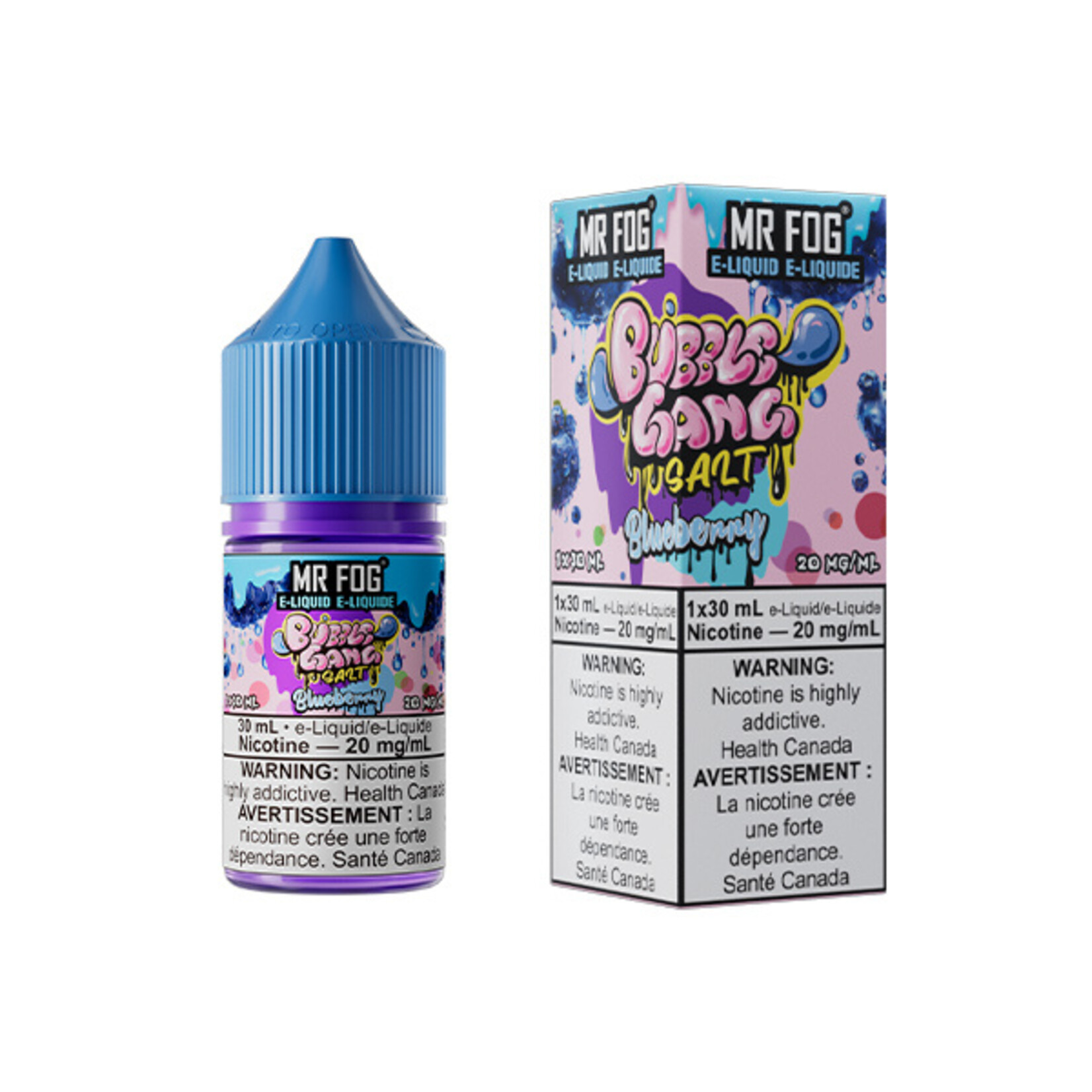 MR FOG MFEBG05 - MR FOG Bubble Gang E-Liquid Blueberry 30ML Salt