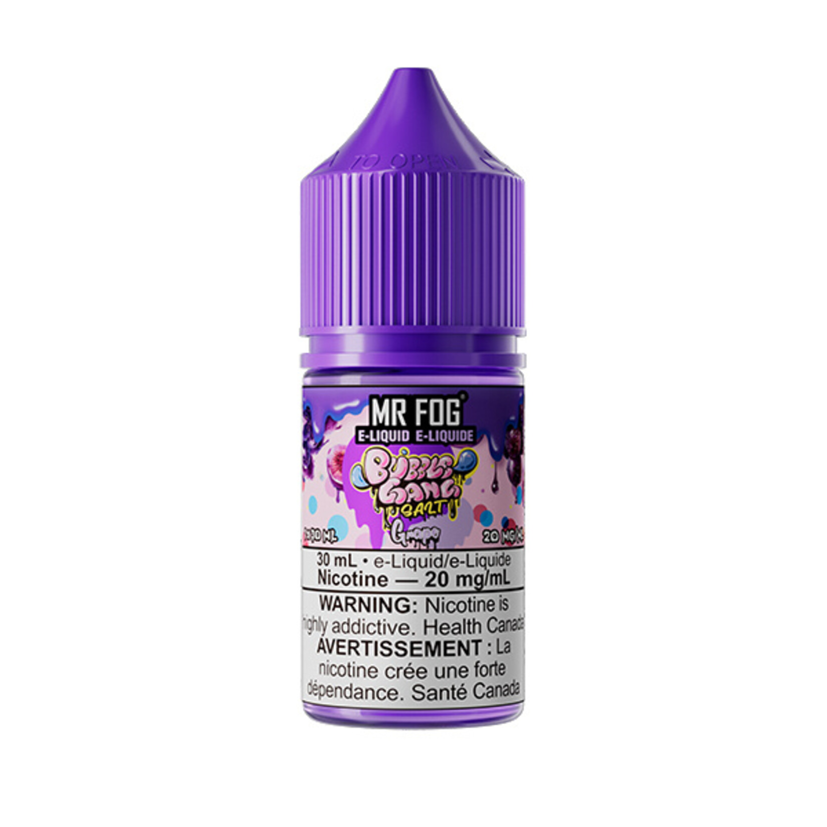 MR FOG MFEBG04 - MR FOG Bubble Gang E-Liquid Grape 30ML Salt