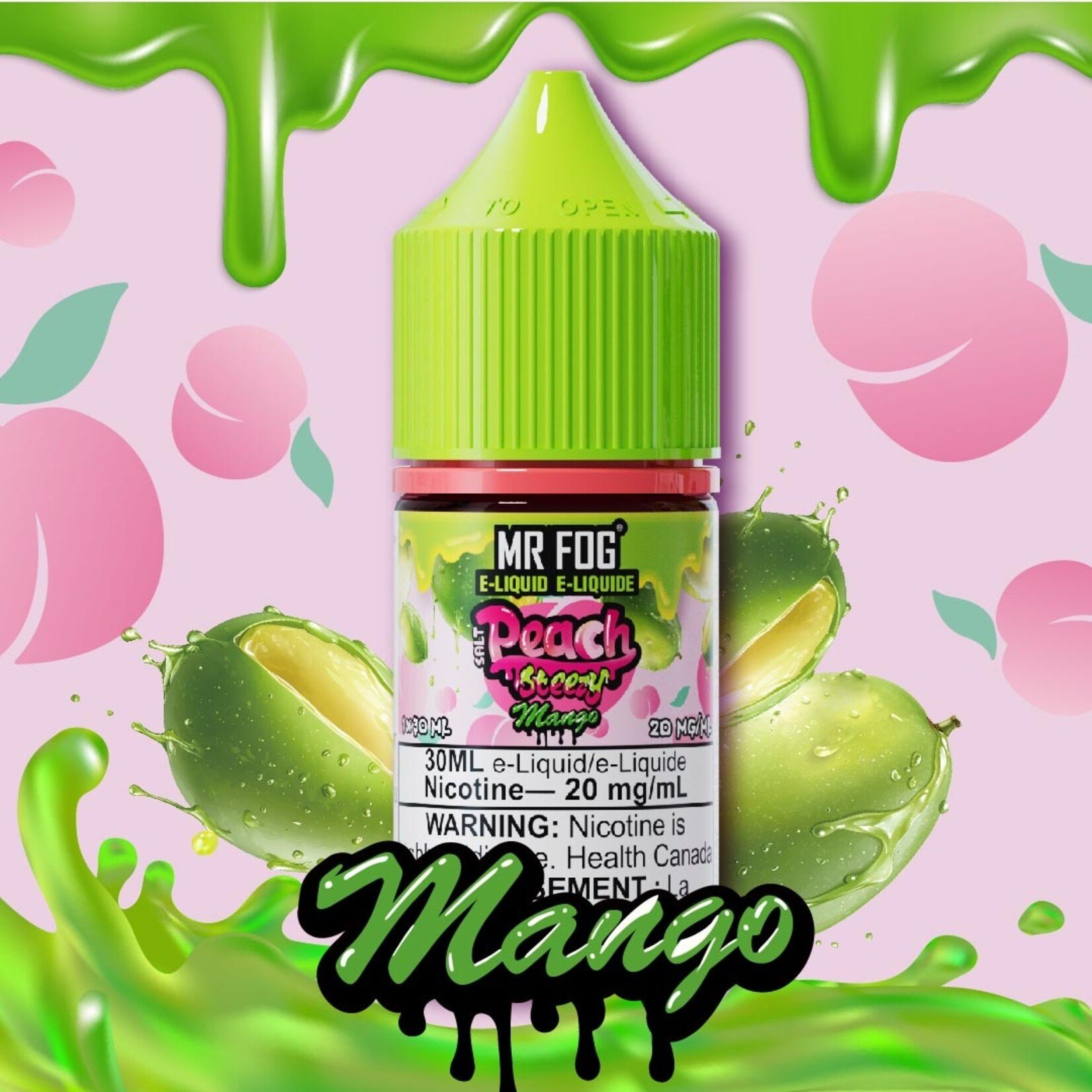 MR FOG MFEPS05 - MR FOG Peach Steezy E-Liquid Mango 30ML Salt
