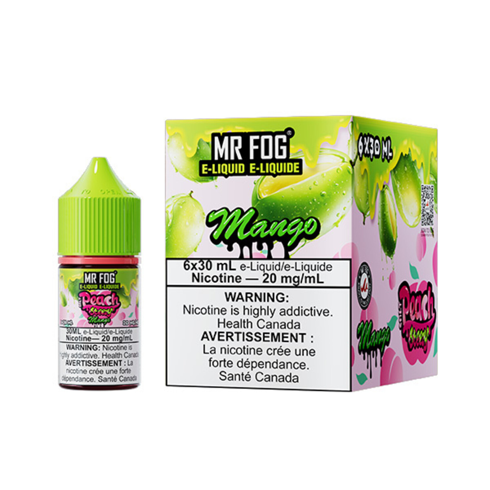 MR FOG MFEPS05 - MR FOG Peach Steezy E-Liquid Mango 30ML Salt