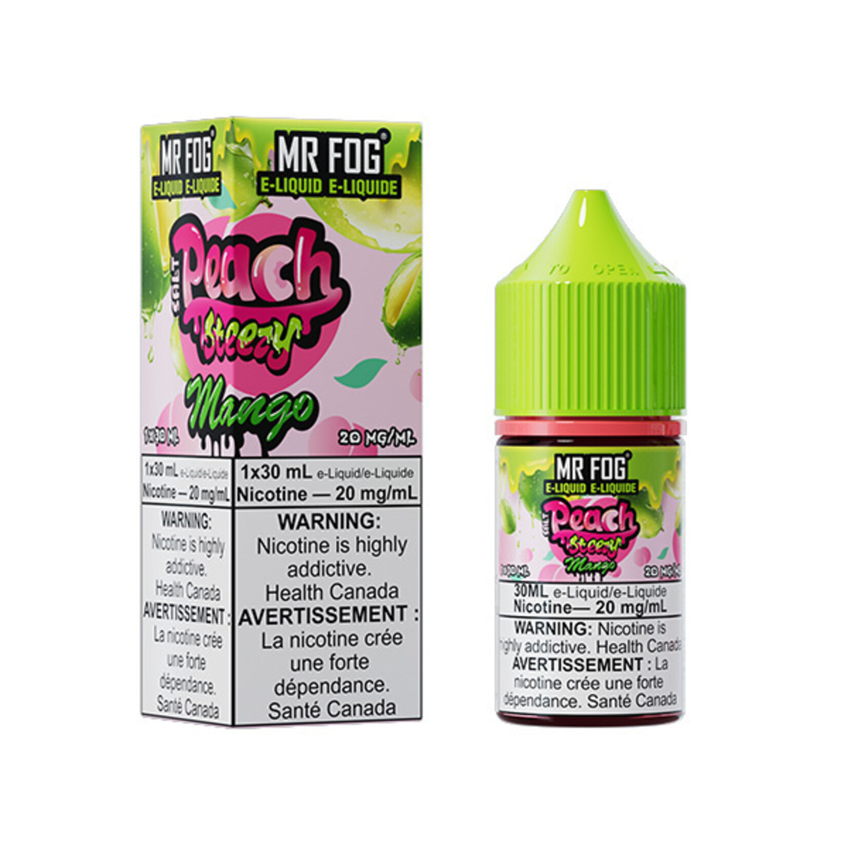 MR FOG MFEPS05 - MR FOG Peach Steezy E-Liquid Mango 30ML Salt