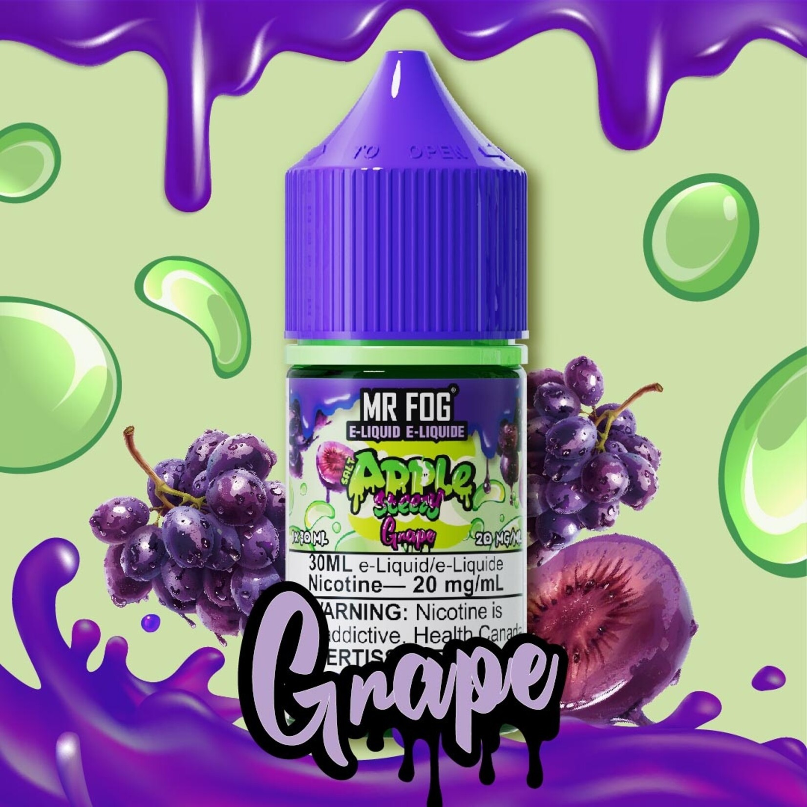 MR FOG MFEAS04 - MR FOG Apple Steezy E-Liquid Grape 30ML Salt