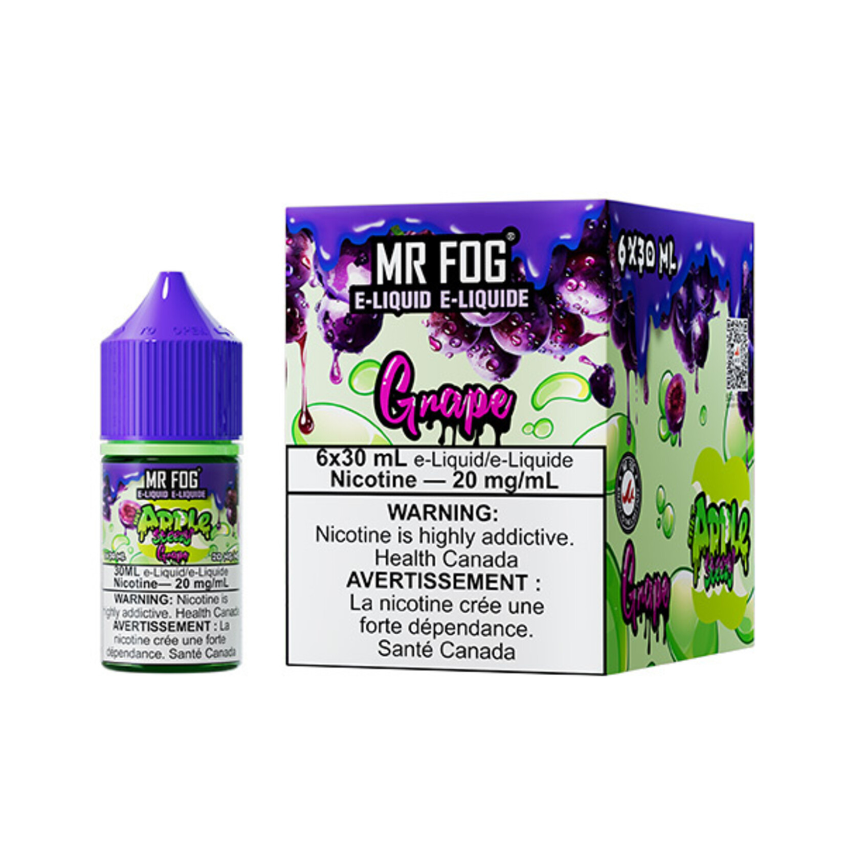 MR FOG MFEAS04 - MR FOG Apple Steezy E-Liquid Grape 30ML Salt