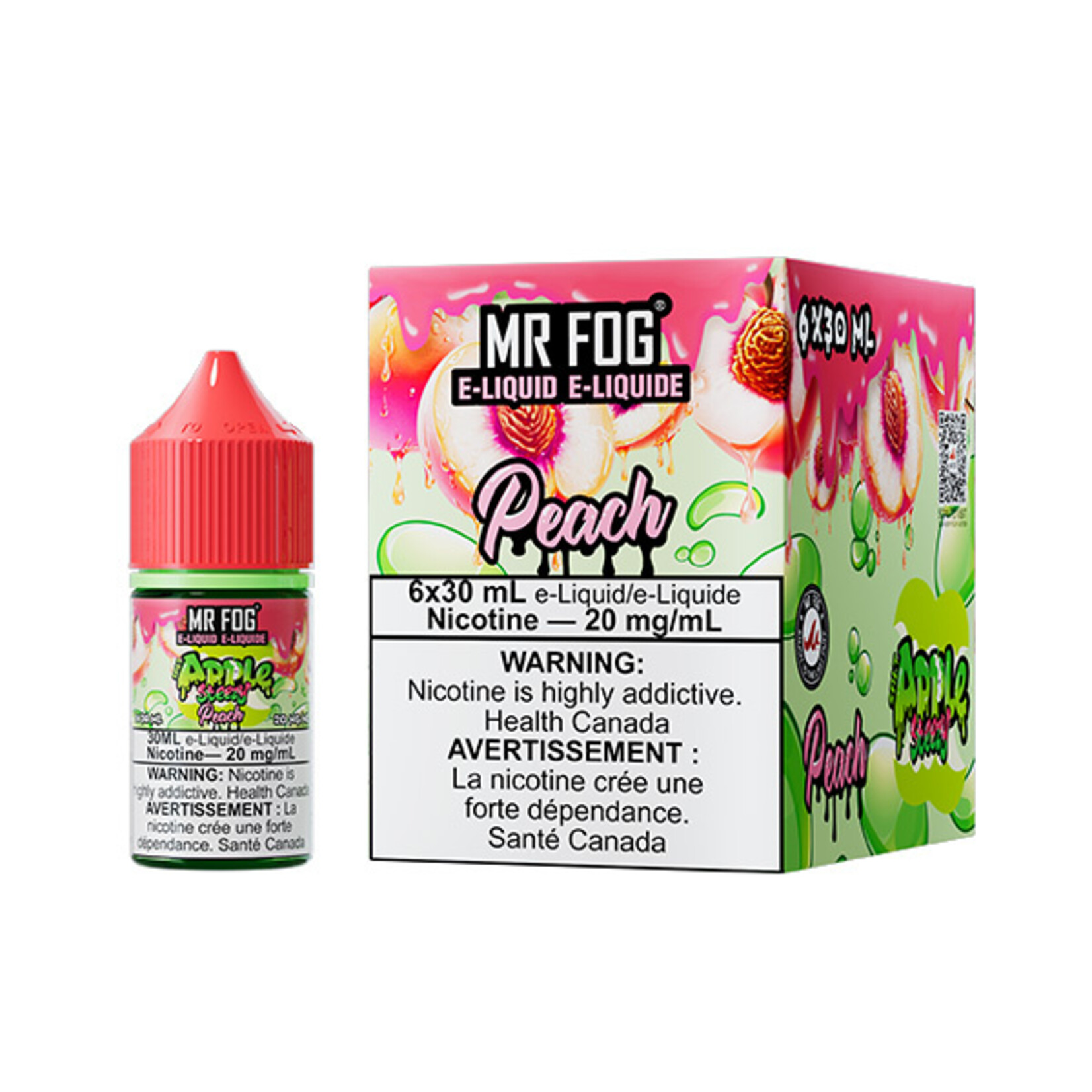 MR FOG MFEAS05 - MR FOG Apple Steezy E-Liquid Peach 30ML Salt