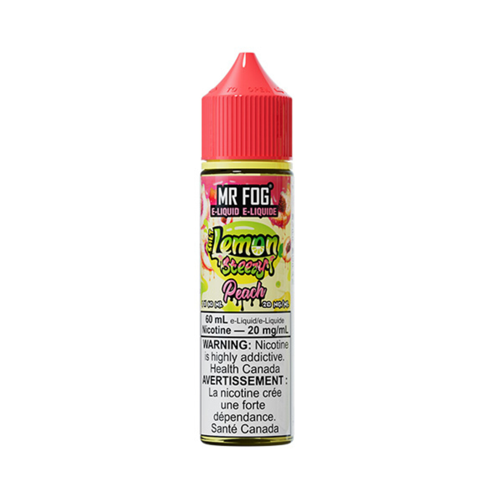 MR FOG MFELS04 - MR FOG Lemon Steezy E-Liquid Peach 60ML Salt
