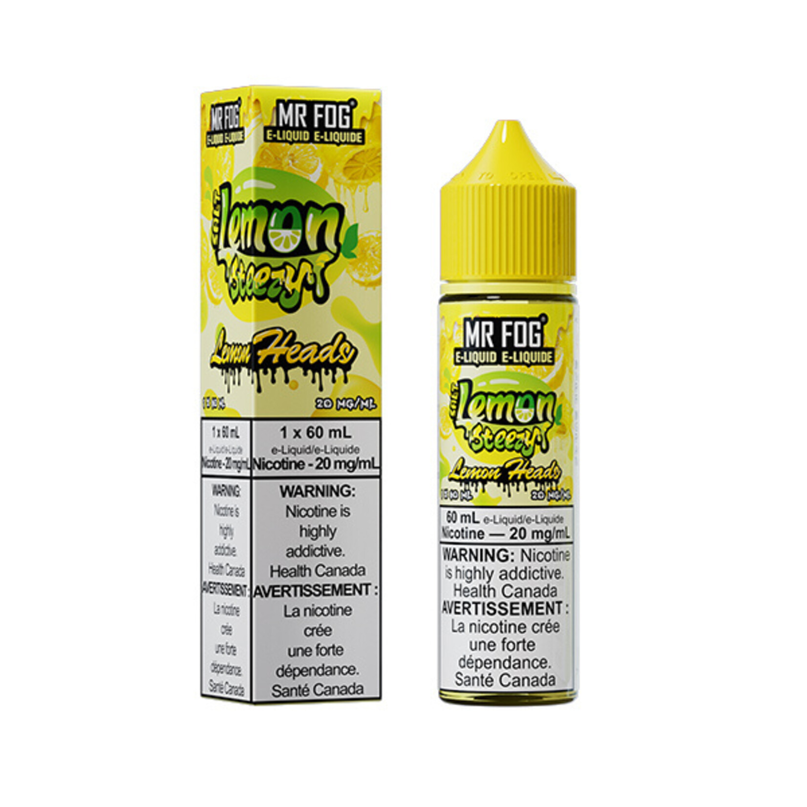 MR FOG MFELS06 - MR FOG Lemon Steezy E-Liquid Lemon Heads 60ML Salt