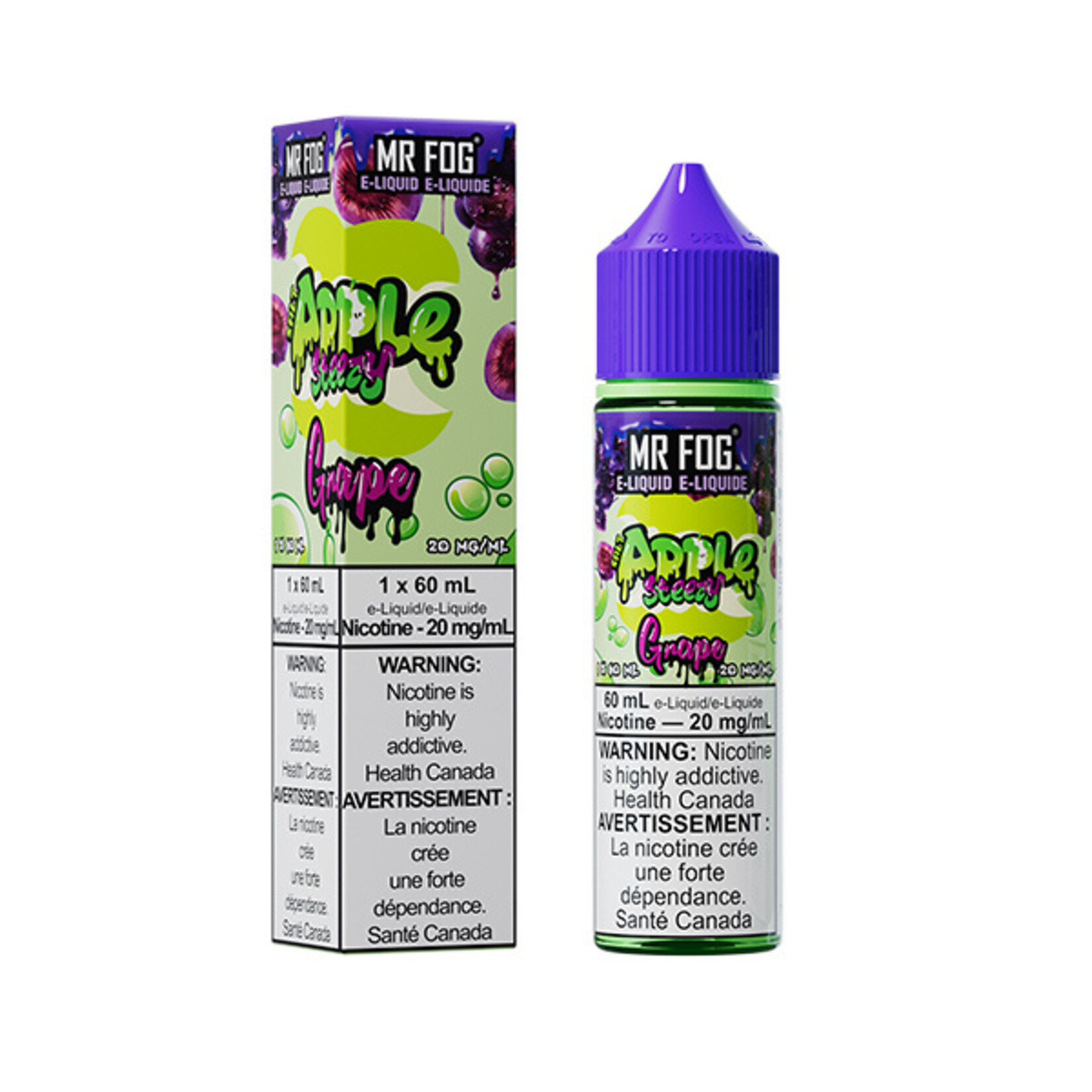 MR FOG MFEAS04 - MR FOG Apple Steezy E-Liquid Grape 60ML Salt