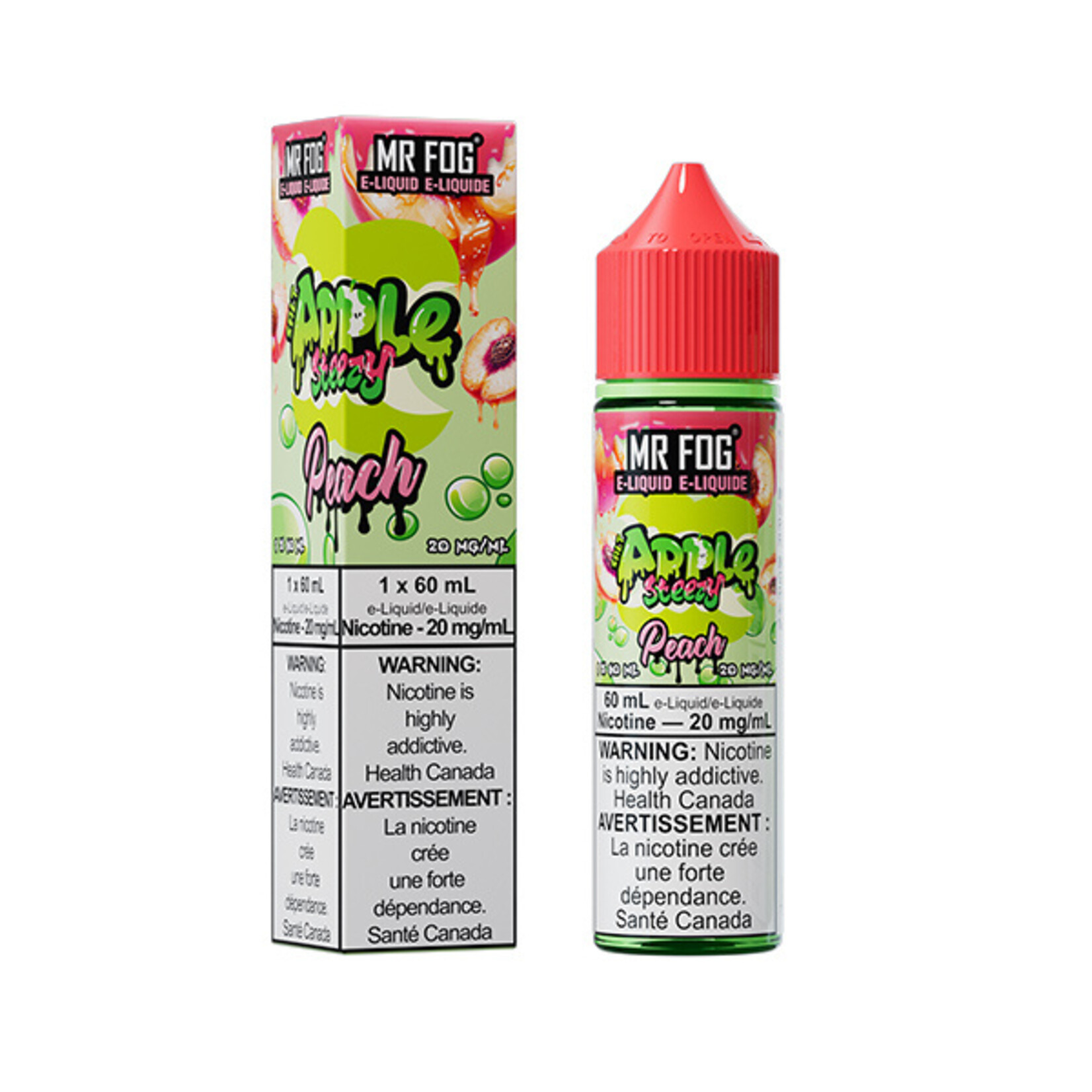 MR FOG MFEAS05 - MR FOG Apple Steezy E-Liquid Peach 60ML Salt
