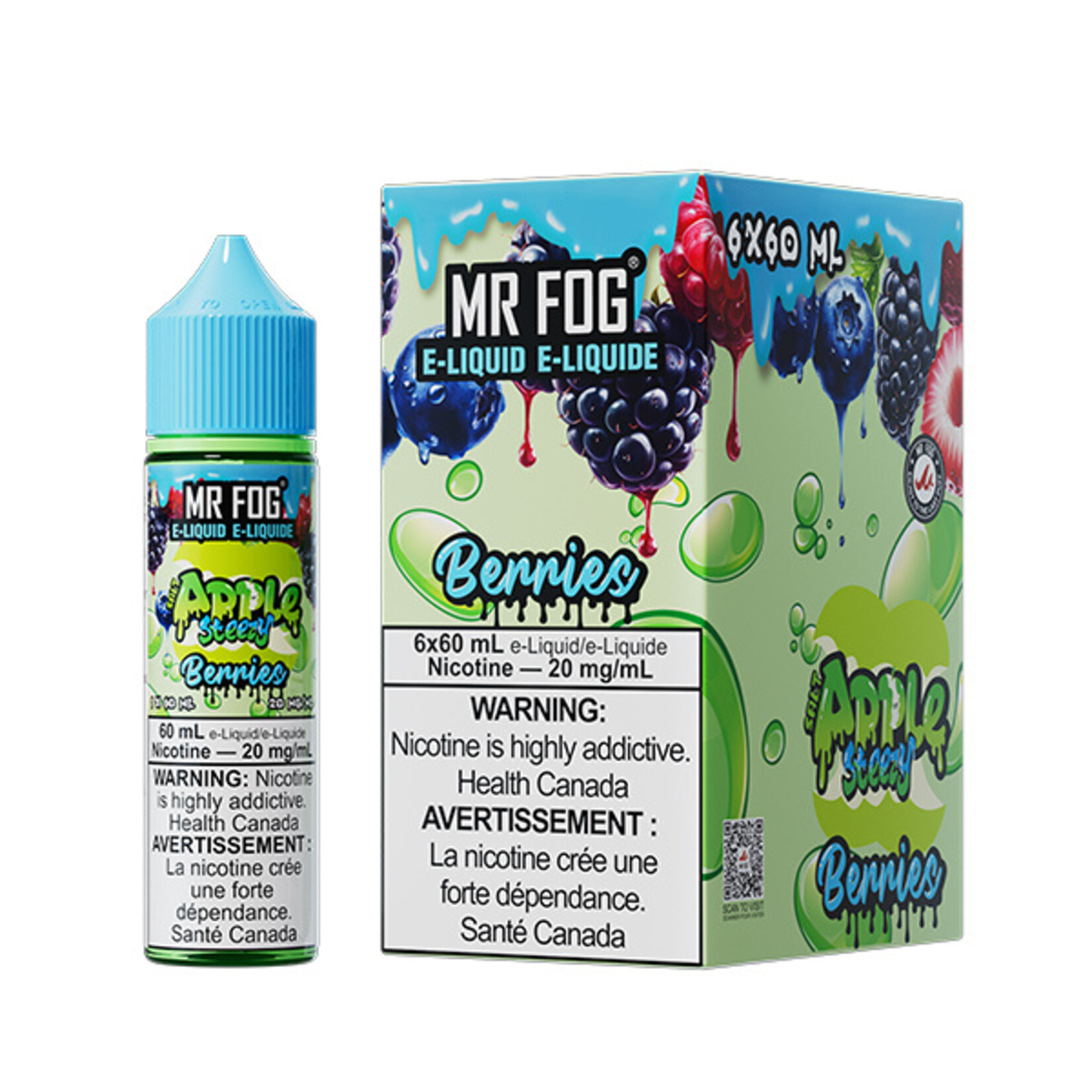 MR FOG MFEAS06 - MR FOG Apple Steezy E-Liquid Berries 60ML Salt