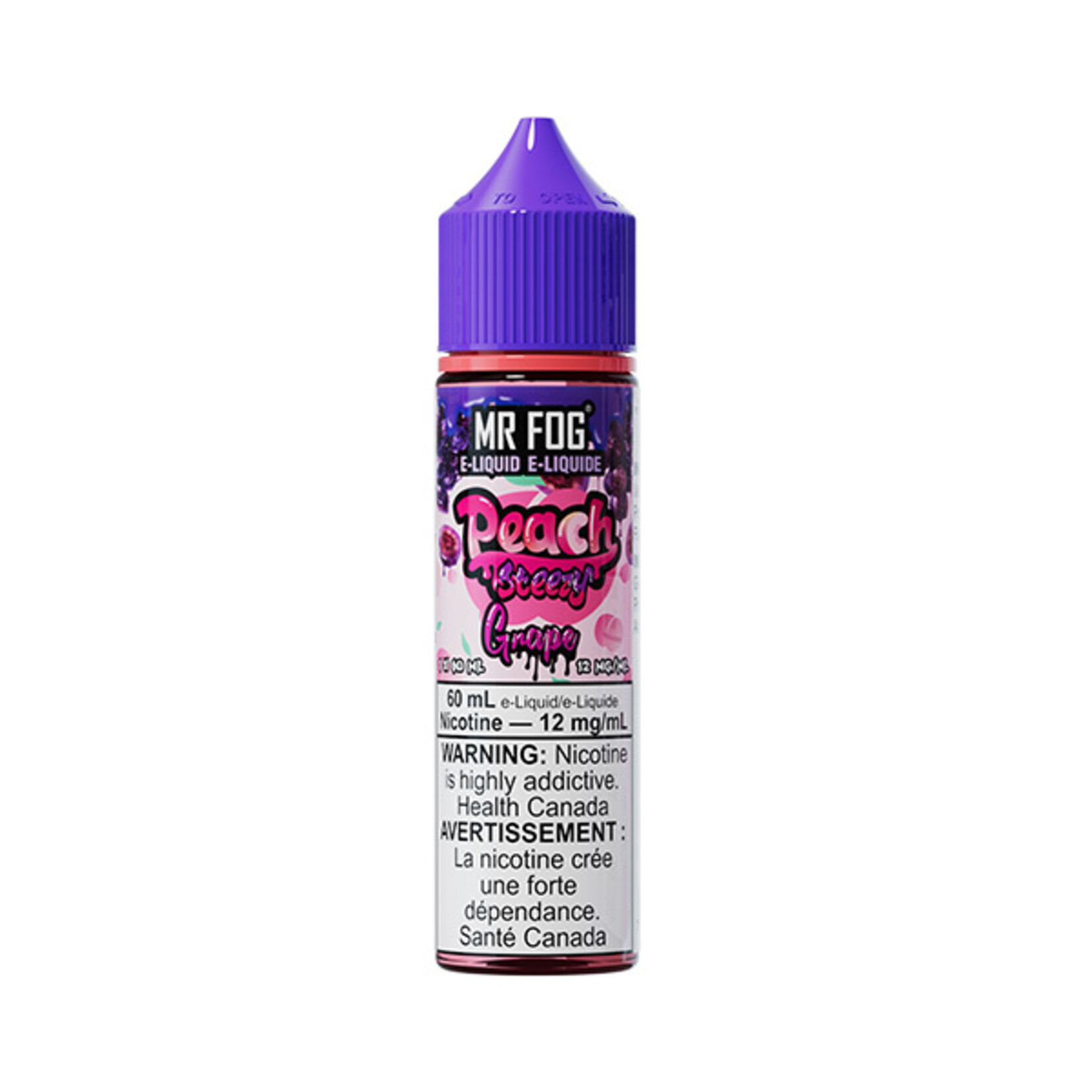 MR FOG MFEPS04 - MR FOG Peach Steezy E-Liquid Grape 60ML Freebase