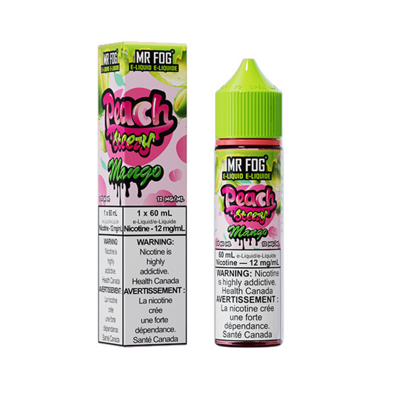 MR FOG MFEPS05 - MR FOG Peach Steezy E-Liquid Mango 60ML Freebase