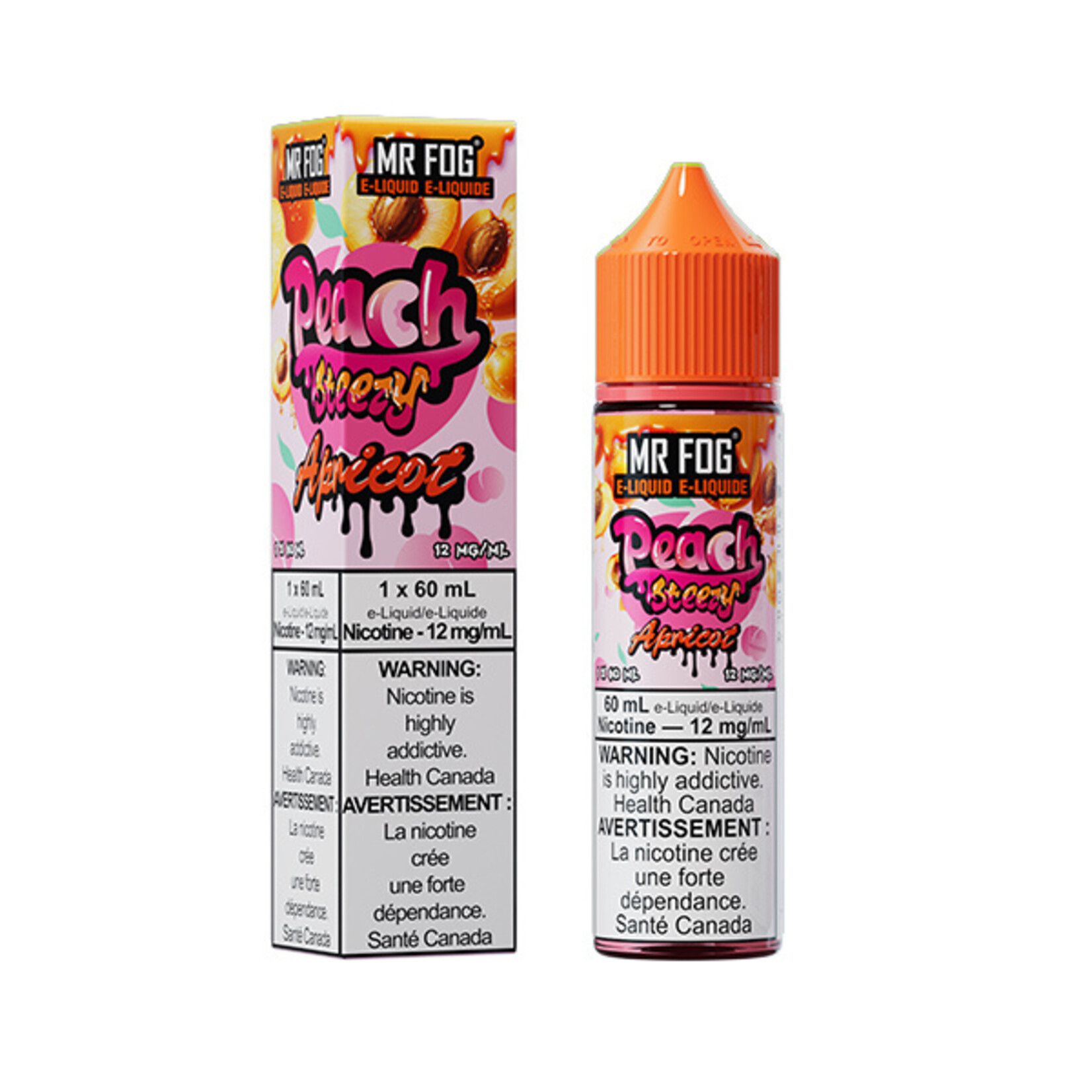 MR FOG MFEPS06 - MR FOG Peach Steezy E-Liquid Apricot 60ML Freebase