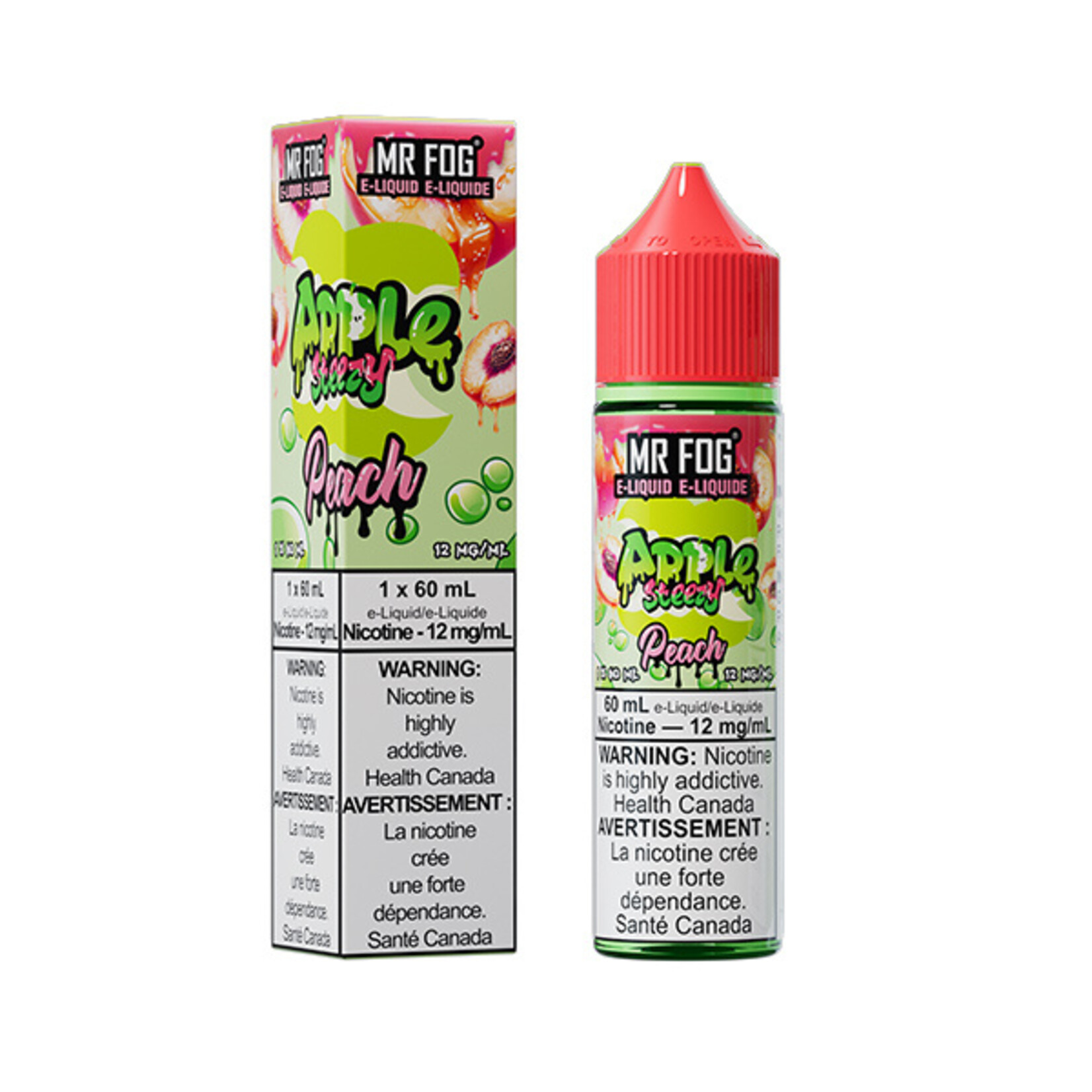 MR FOG MFEAS05 - MR FOG Apple Steezy E-Liquid Peach 60ML Freebase