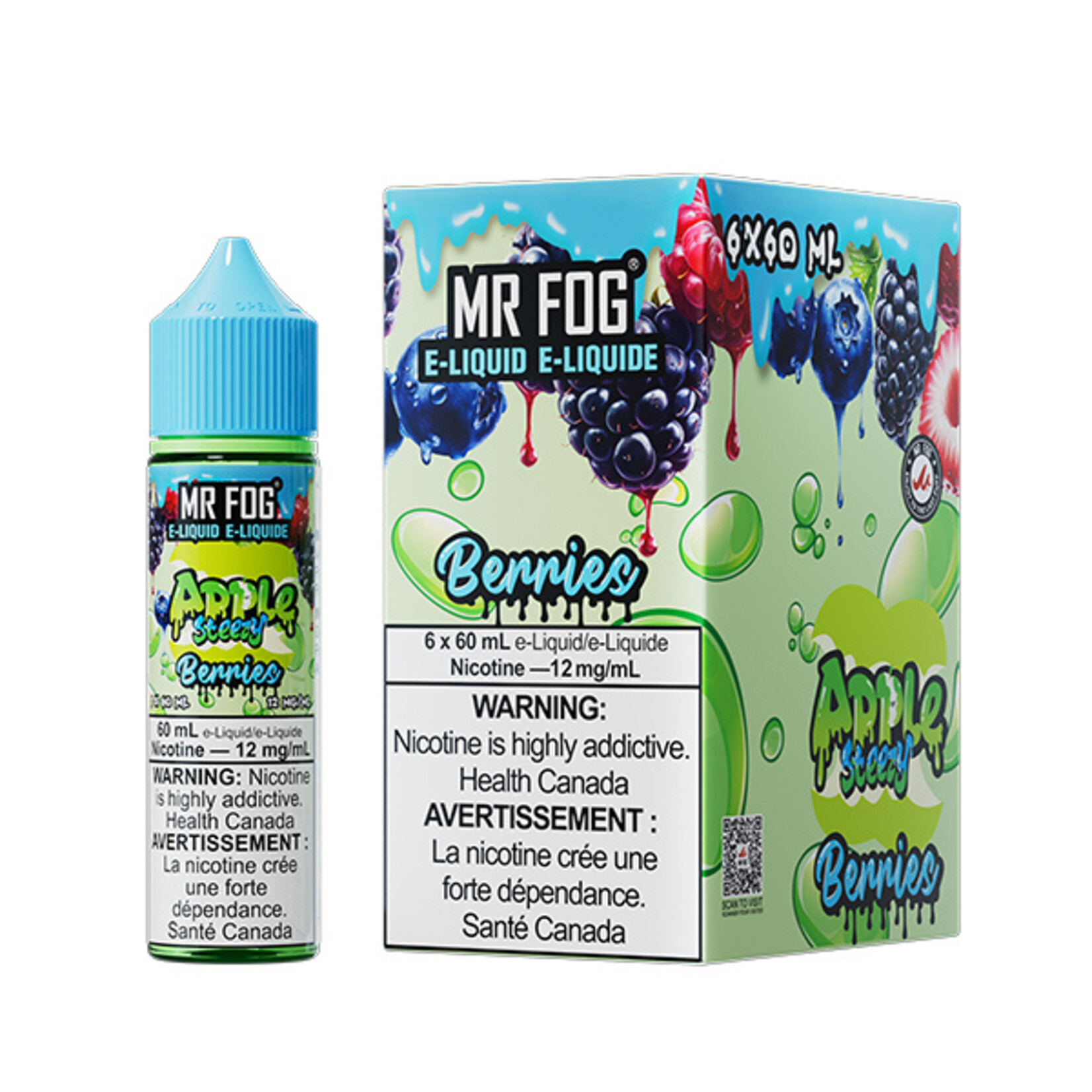 MR FOG MFEAS06 - MR FOG Apple Steezy E-Liquid Berries 60ML Freebase