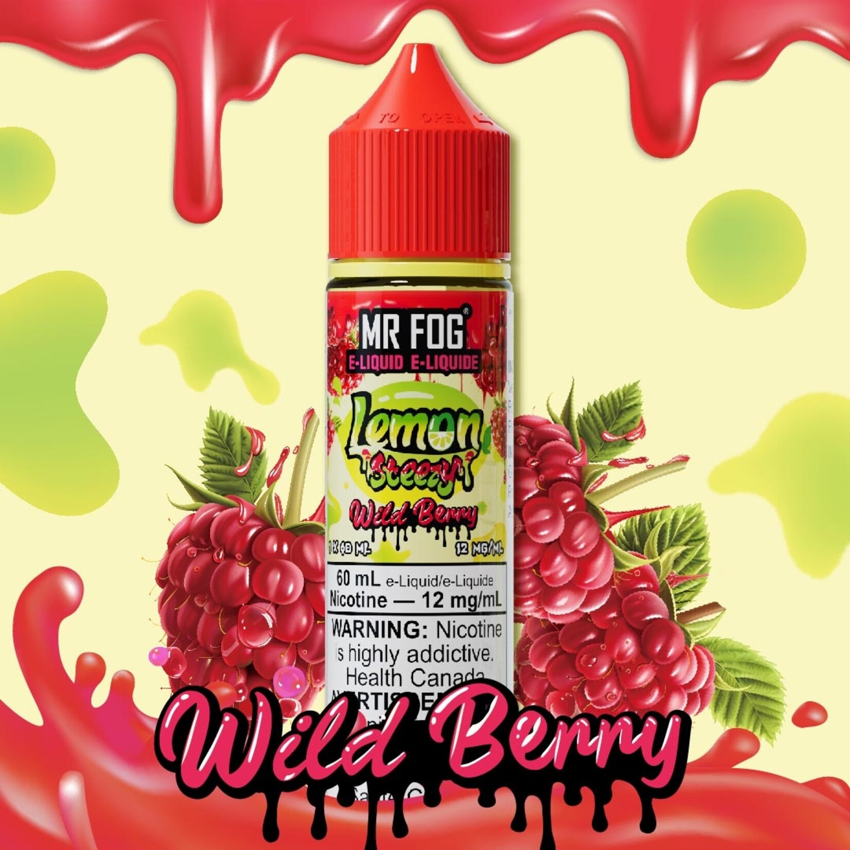 MR FOG MFELS05 - MR FOG Lemon Steezy E-Liquid Wild Berry 60ML Freebase