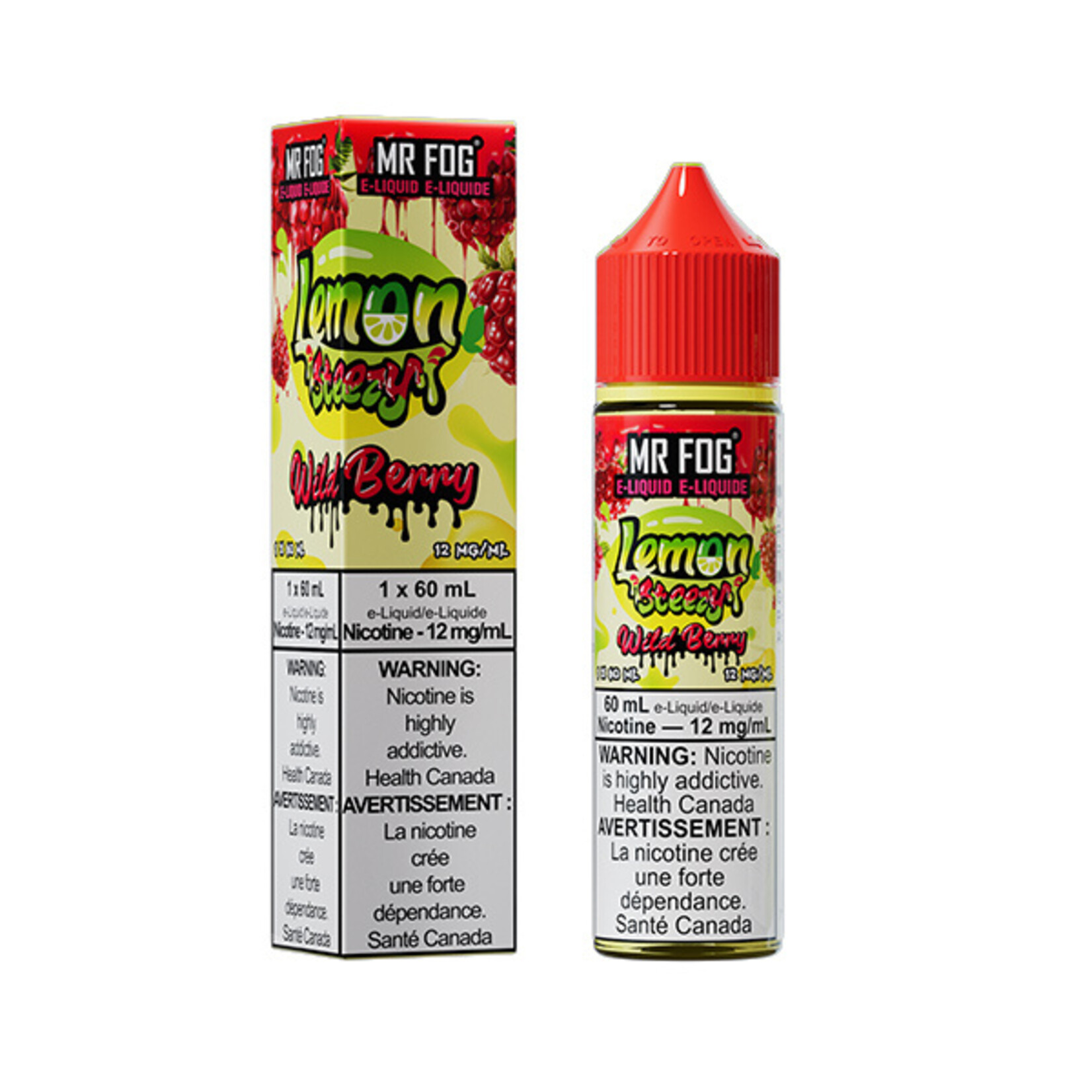 MR FOG MFELS05 - MR FOG Lemon Steezy E-Liquid Wild Berry 60ML Freebase