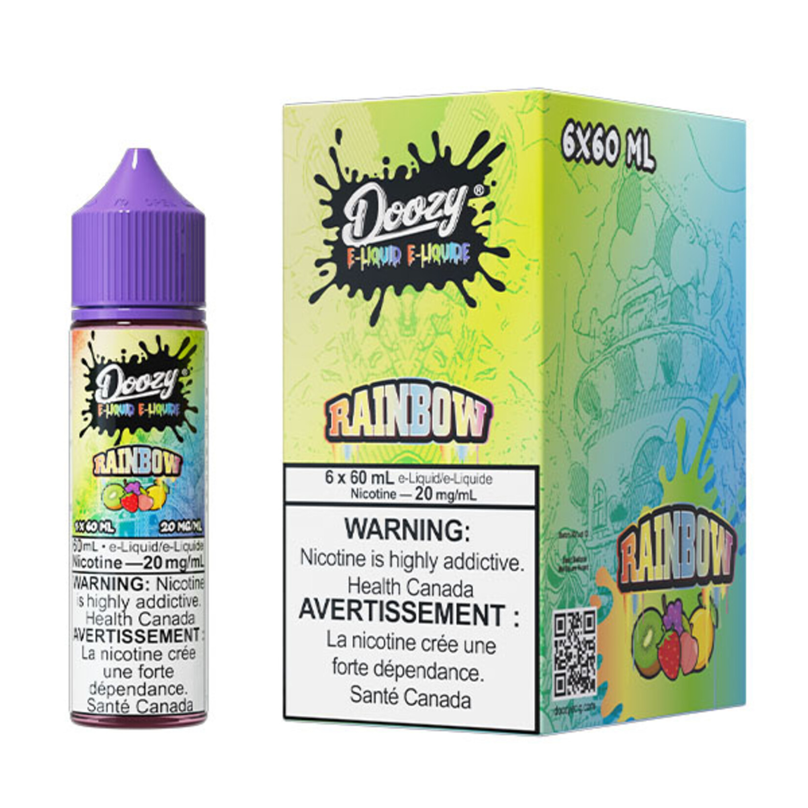 DOOZY DZE03 - DOOZY Rainbow E-liquid 60ml Salt