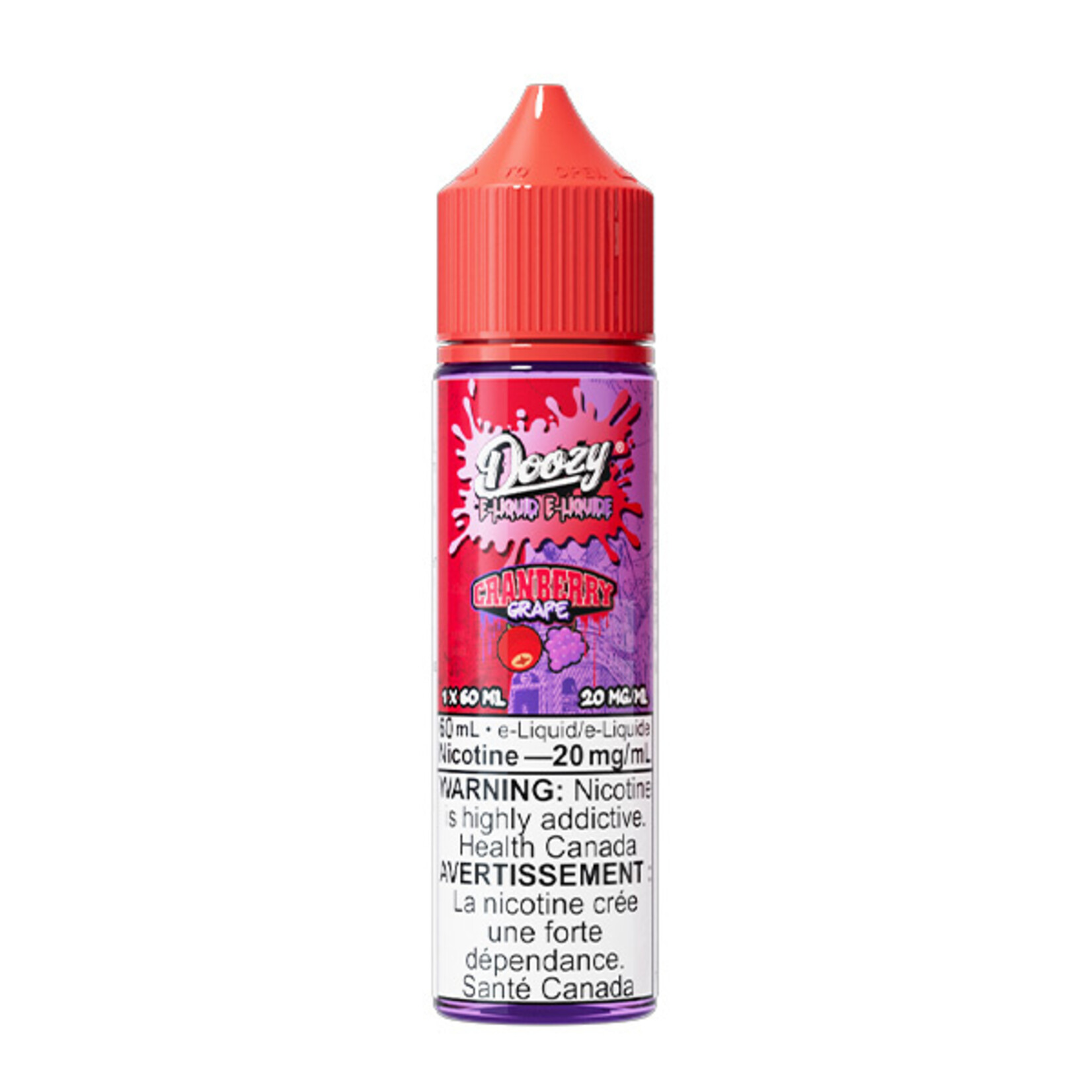 DOOZY DZE04 - DOOZY Cranberry Grape E-liquid 60ml Salt