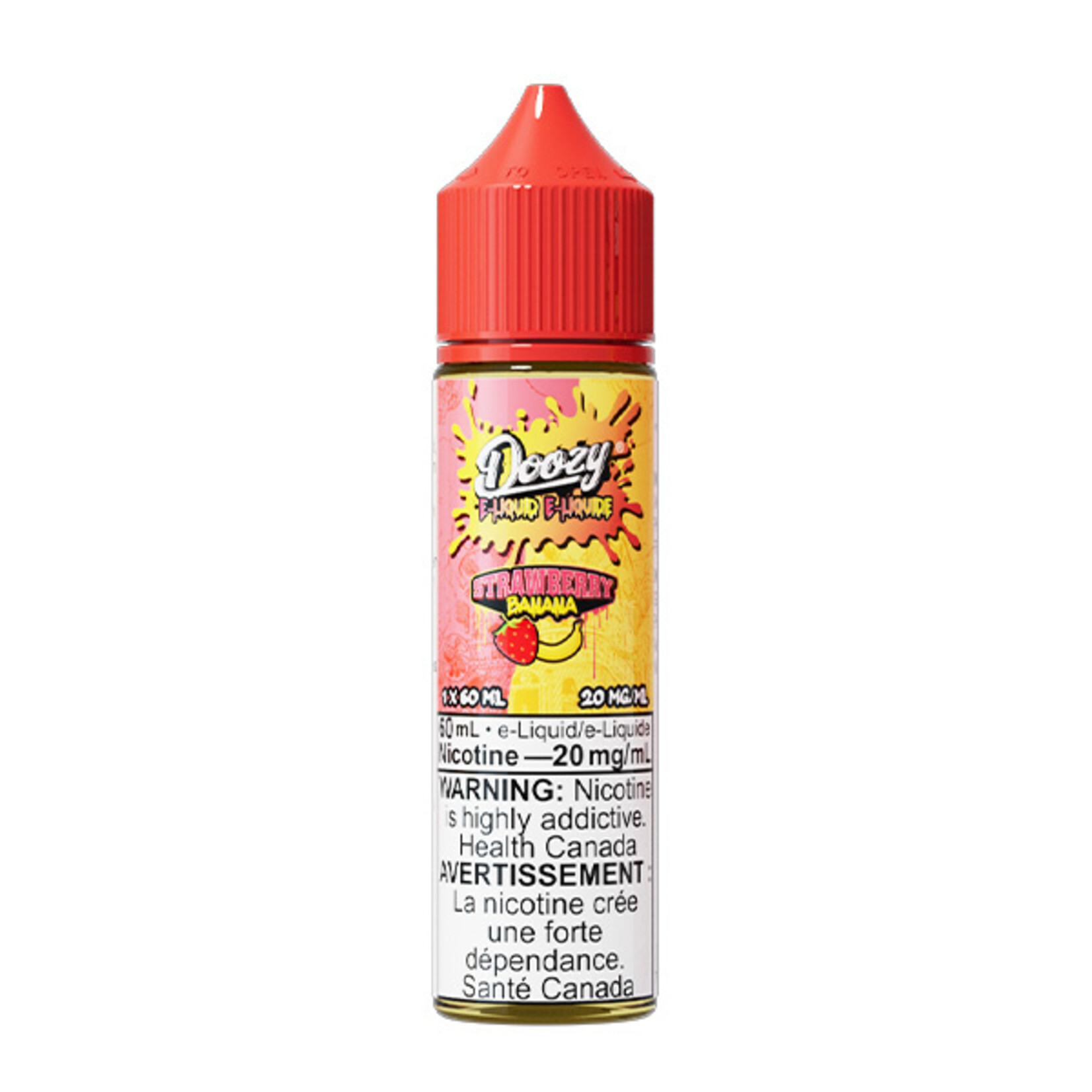 DOOZY DZE05 - DOOZY Strawberry Banana E-liquid 60ml Salt