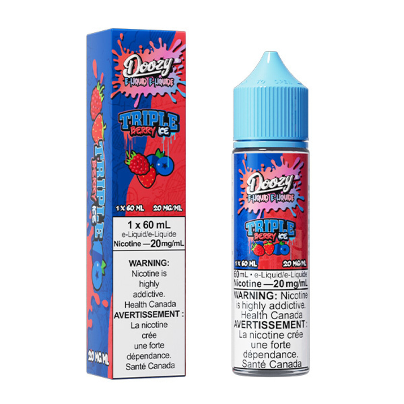 DOOZY DZE06 - DOOZY Triple Berry Ice E-liquid 60ml Salt
