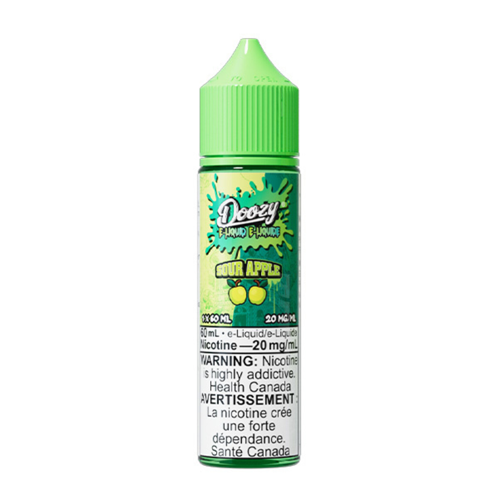DOOZY DZE07 - DOOZY Sour Apple E-liquid 60ml Salt