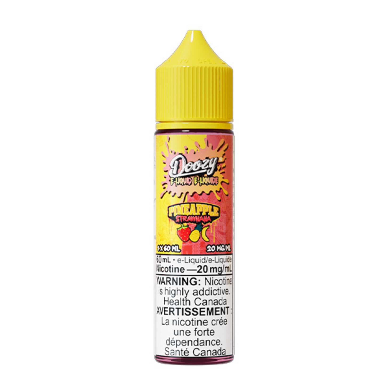 DOOZY DZE08 - DOOZY Pineapple Strawnana E-liquid 60ml Salt