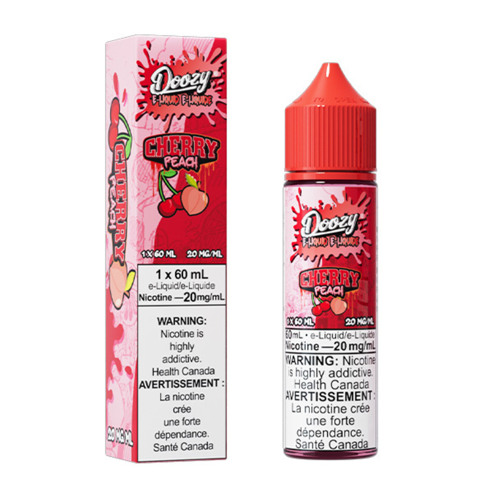DOOZY DZE10 - DOOZY Cherry Peach E-liquid 60ml Salt