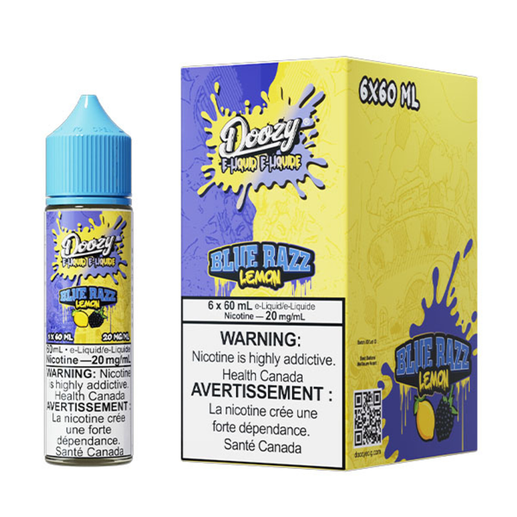 DOOZY DZE11 - DOOZY Blue Razz Lemon E-liquid 60ml Salt
