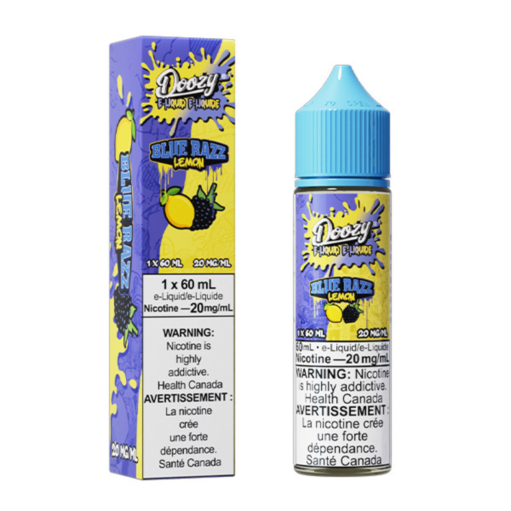 DOOZY DZE11 - DOOZY Blue Razz Lemon E-liquid 60ml Salt