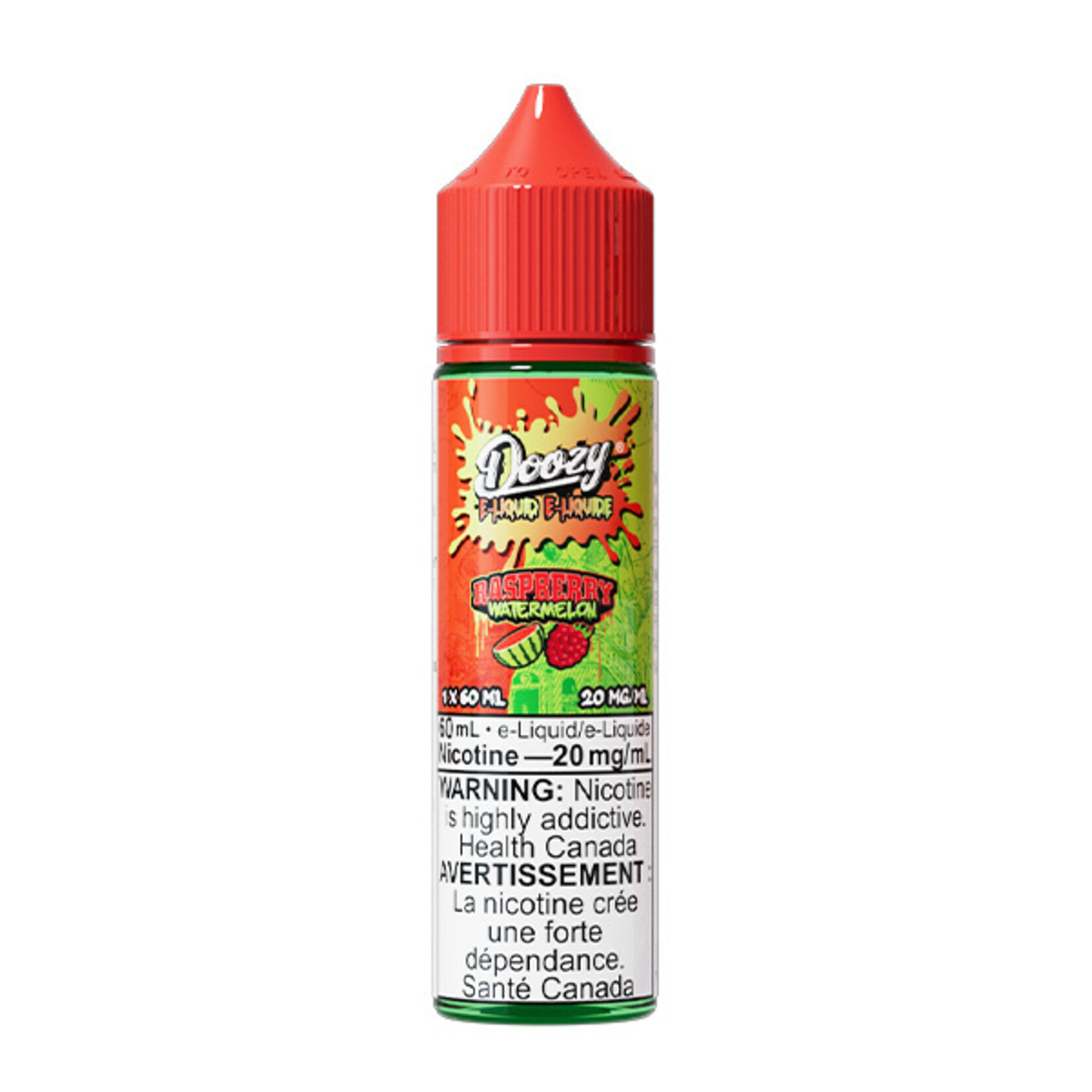 DOOZY DZE12 - DOOZY Raspberry Watermelon E-liquid 60ml Salt
