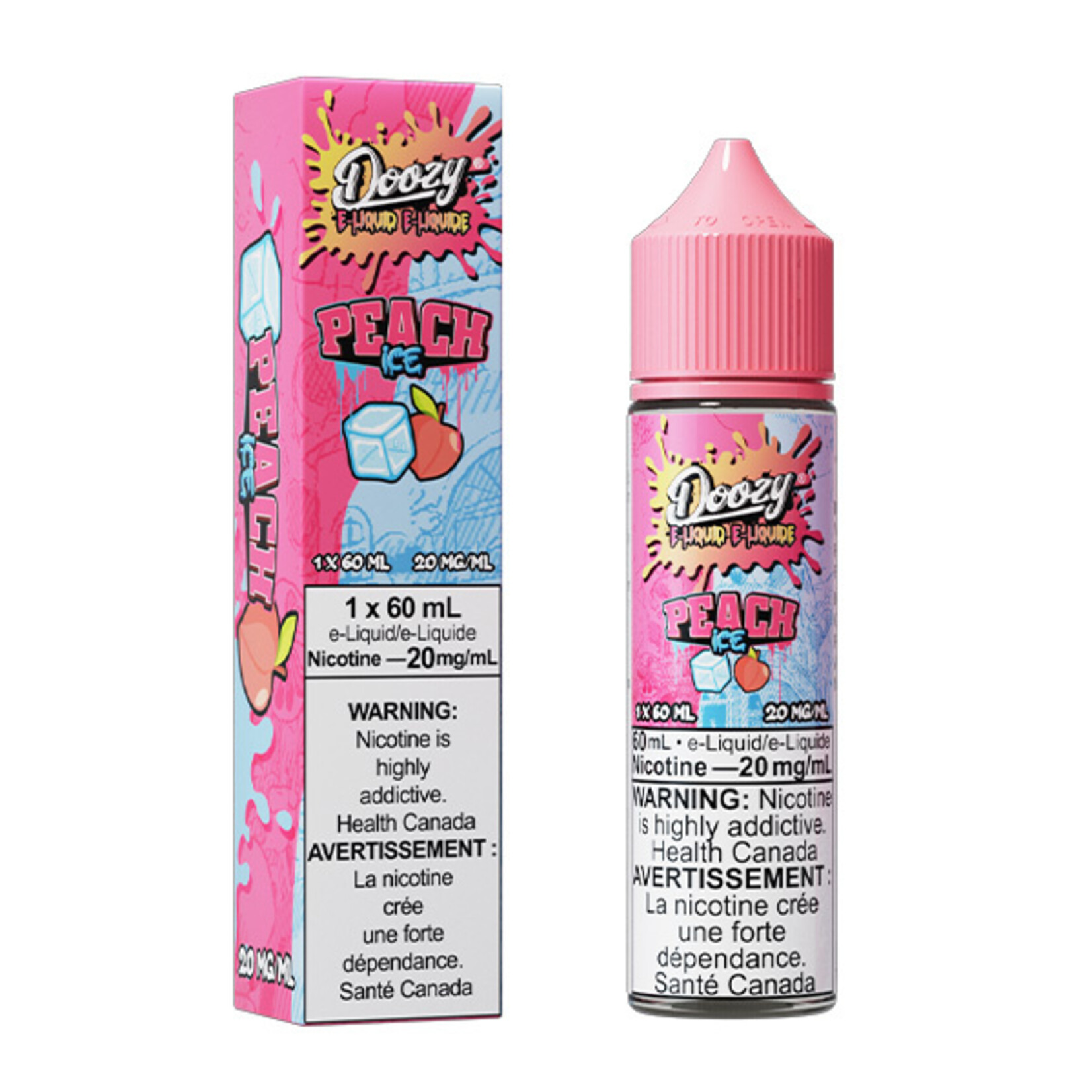 DOOZY DZE13 - DOOZY Peach Ice E-liquid 60ml Salt