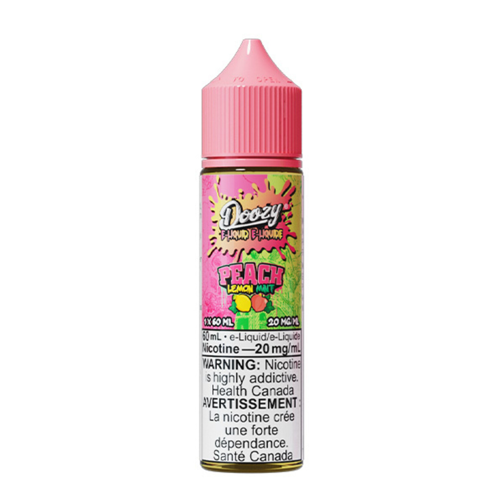 DOOZY DZE14 - DOOZY Peach Lemon Mint E-liquid 60ml Salt