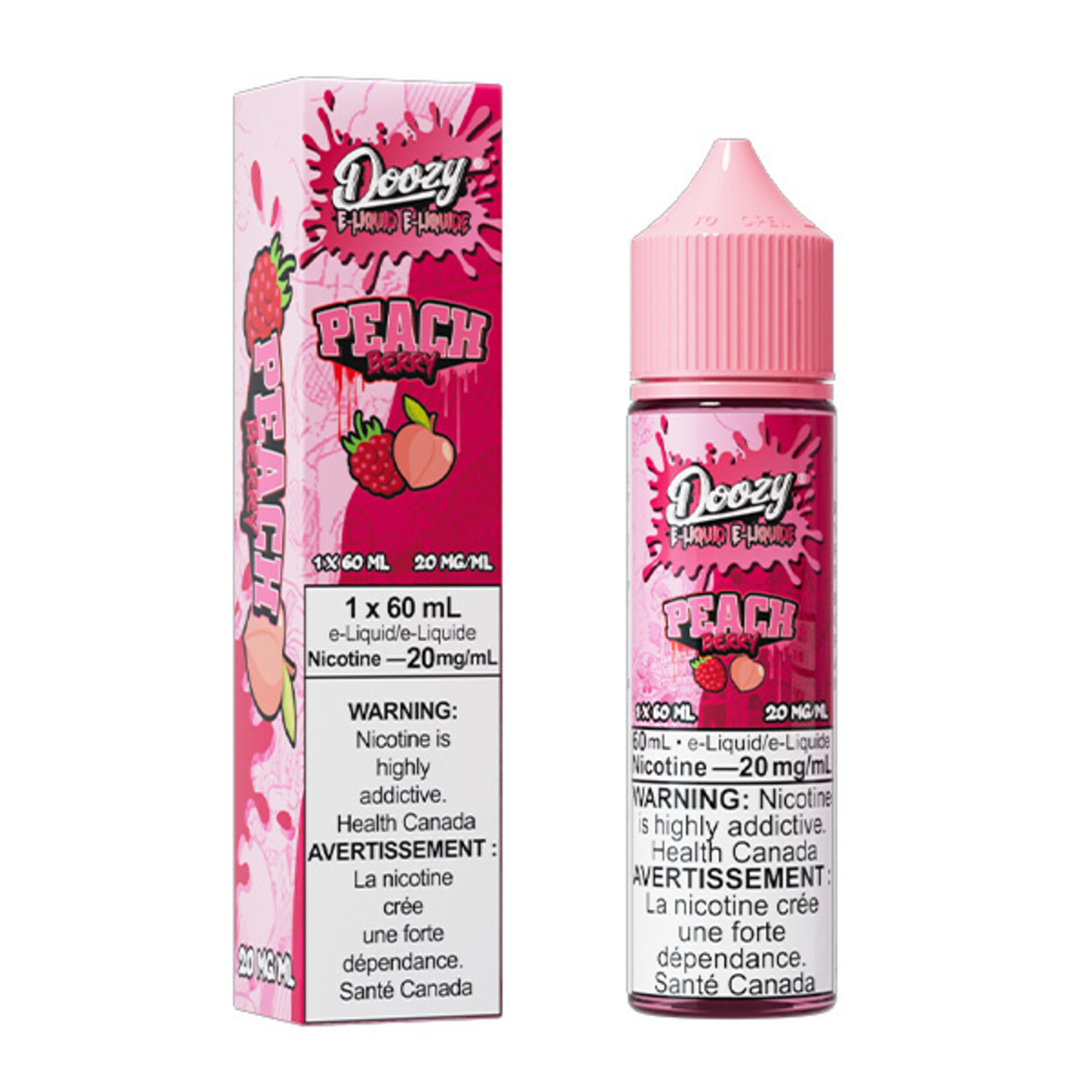 DOOZY DZE15 - DOOZY Peach Berry E-liquid 60ml Salt