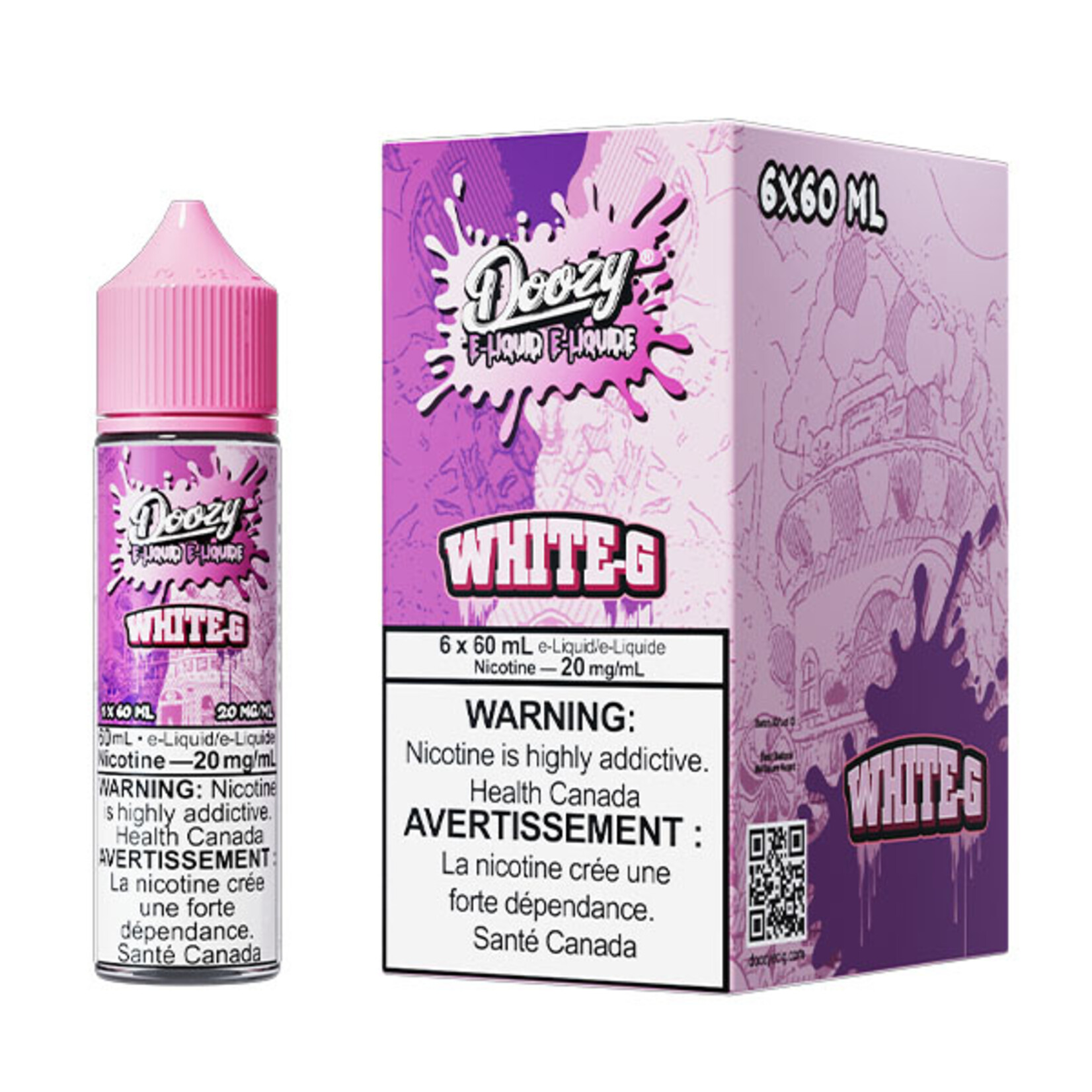 DOOZY DZE18 - DOOZY White-G E-liquid 60ml Salt