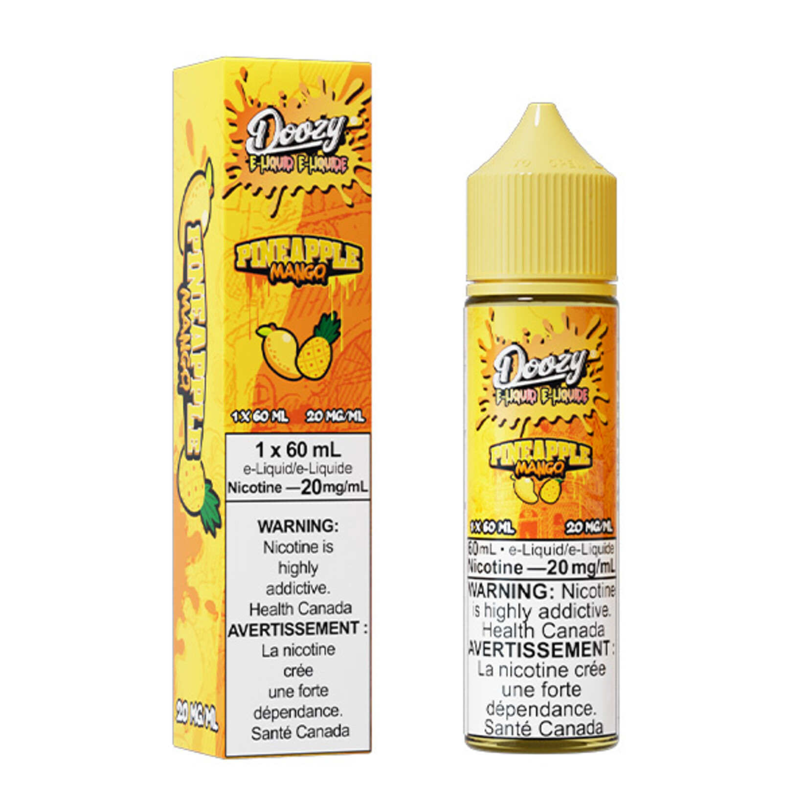 DOOZY DZE20 - DOOZY Pineapple Mango E-liquid 60ml Salt