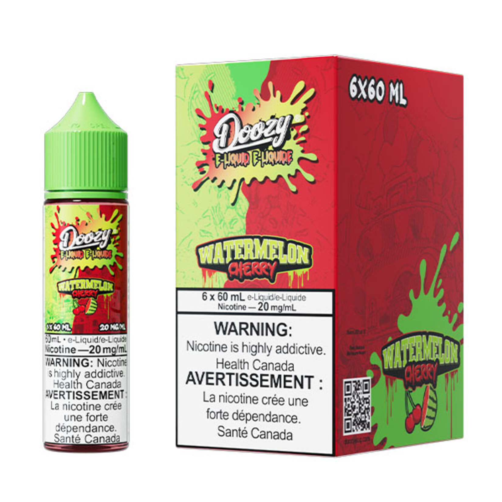 DOOZY DZE21 - DOOZY Watermelon Cherry E-liquid 60ml Salt