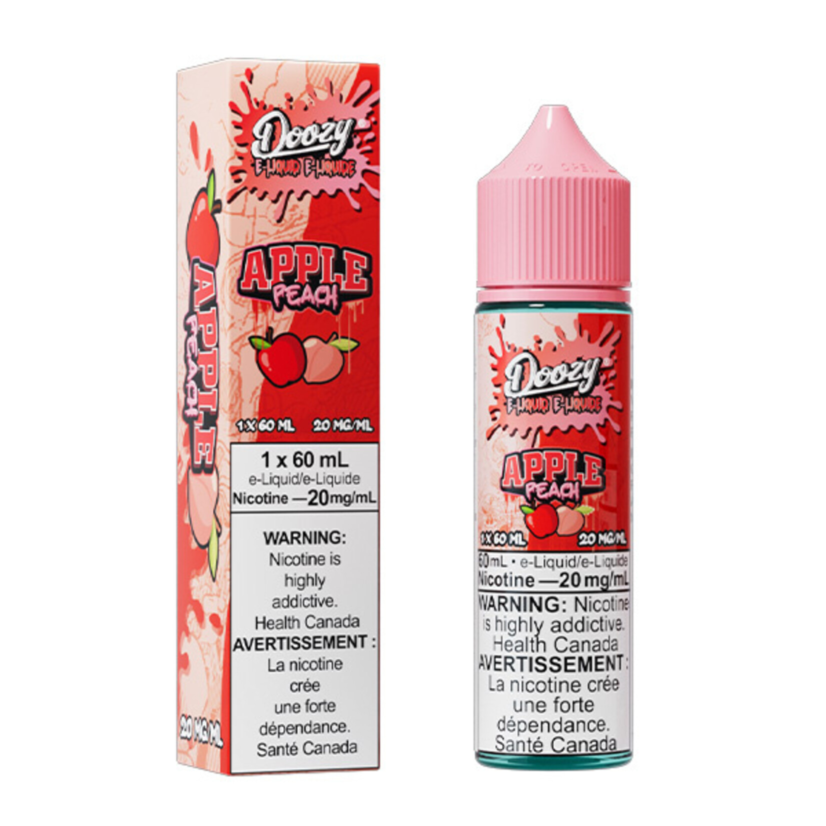 DOOZY DZE22 - DOOZY Apple Peach E-liquid 60ml Salt