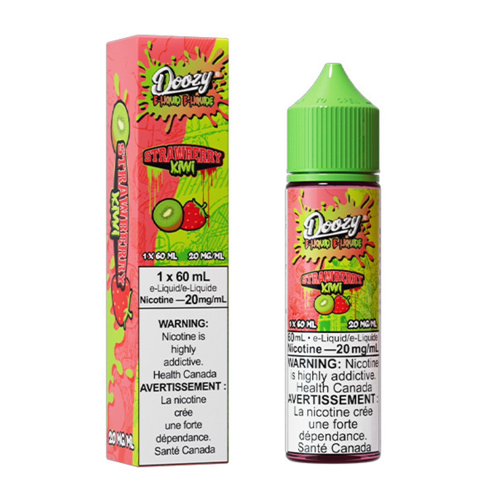 DOOZY DZE23 - DOOZY Strawberry Kiwi E-liquid 60ml Salt