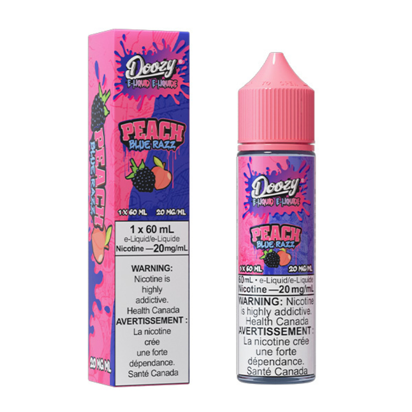 DOOZY DZE24 - DOOZY Peach Blue Razz E-liquid 60ml Salt