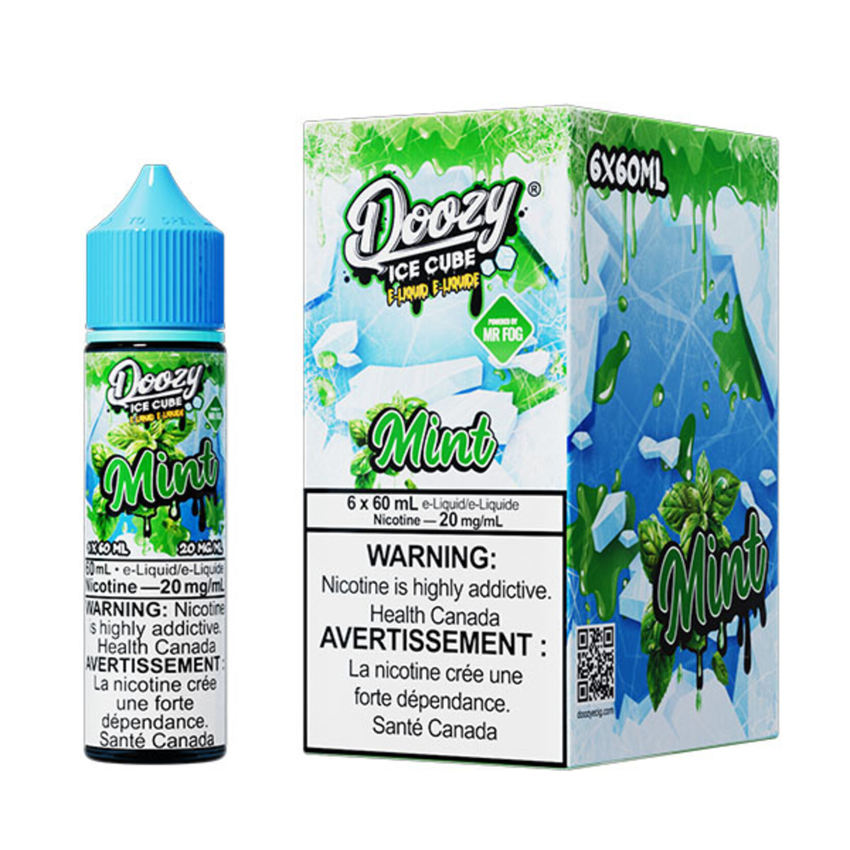 DOOZY DZEI01 - DOOZY ICE CUBE Mint E-LIQUID 60ml Salt