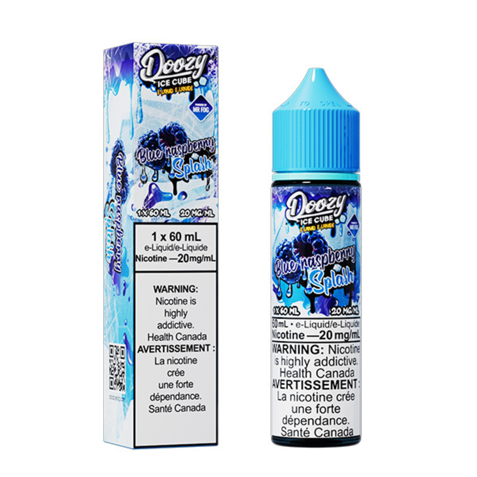DOOZY DZEI03 - DOOZY ICE CUBE Blue Raspberry Splash E-LIQUID 60ml Salt