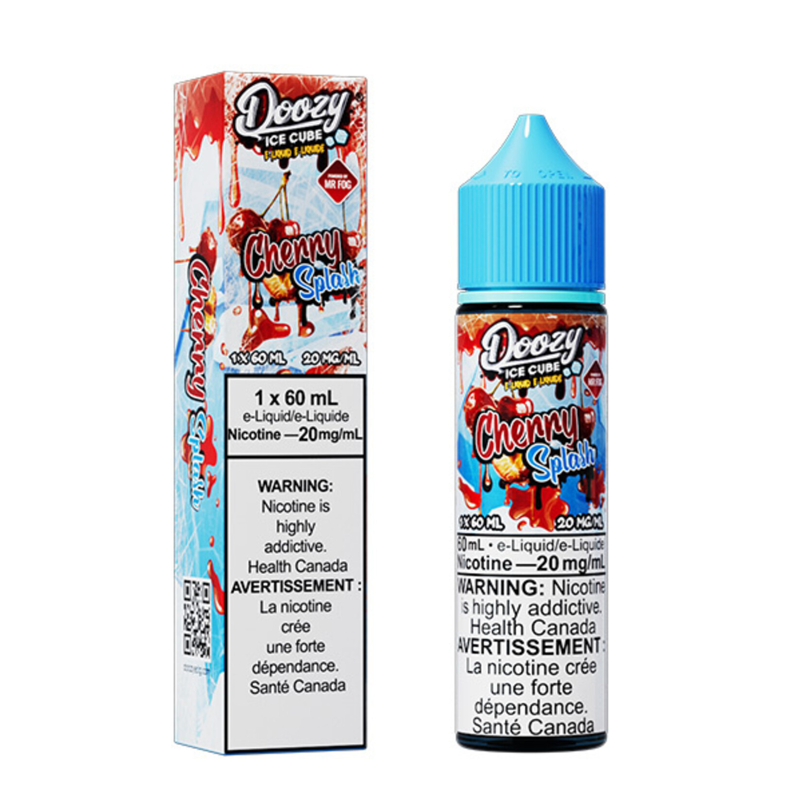 DOOZY DZEI04 - DOOZY ICE CUBE Cherry Splash E-LIQUID 60ml Salt