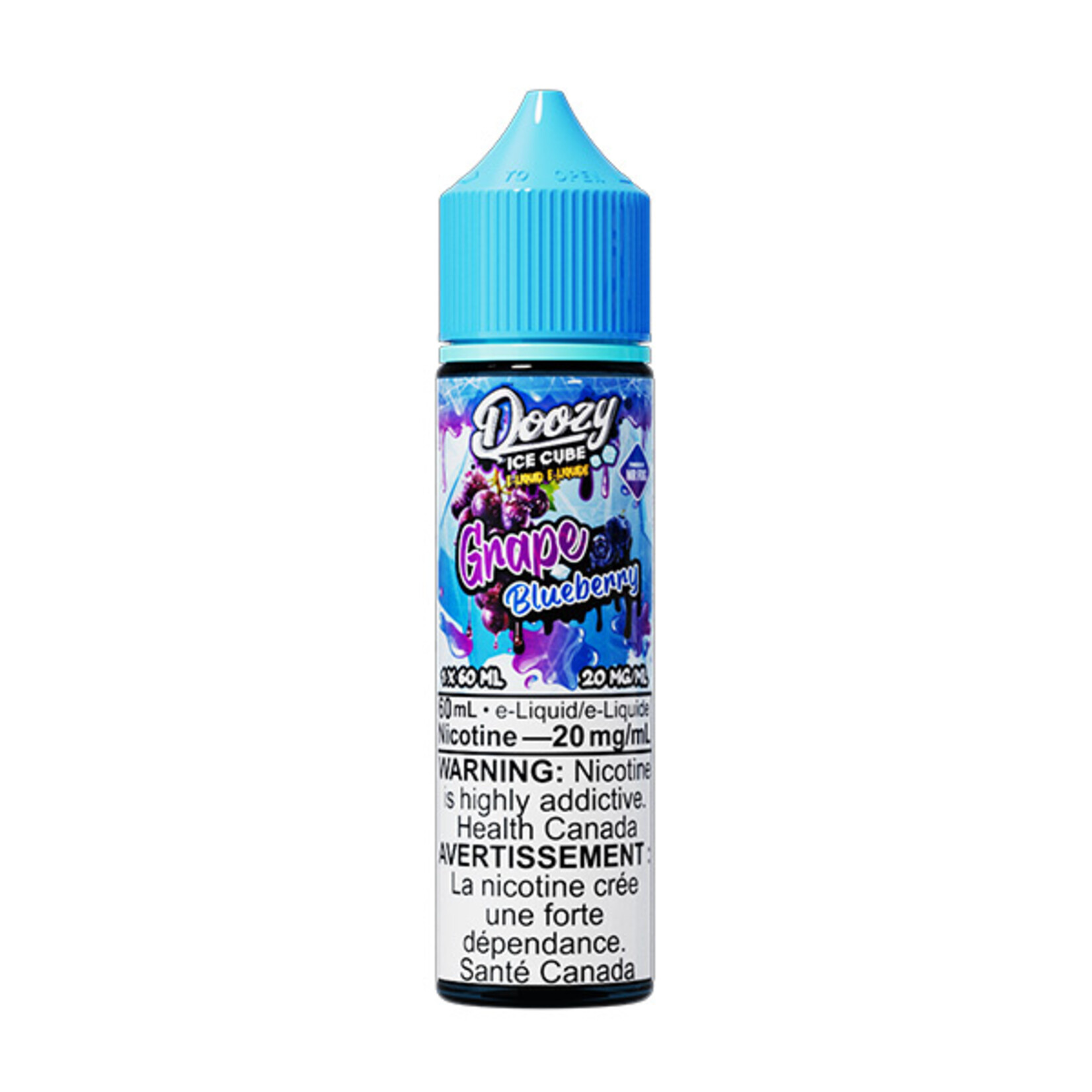 DOOZY DZEI05 - DOOZY ICE CUBE Grape Blueberry E-LIQUID 60ml Salt