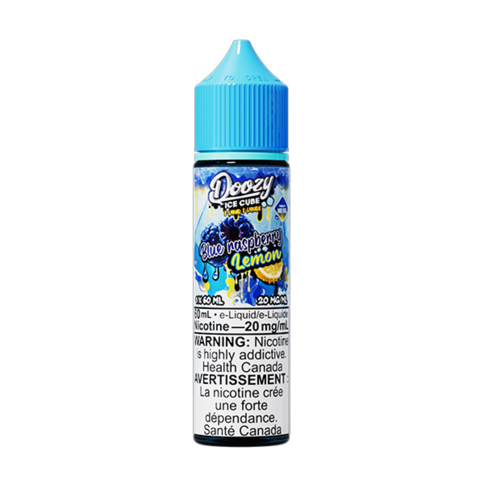 DOOZY DZEI06 - DOOZY ICE CUBE Blue Raspberry Lemon E-LIQUID 60ml Salt