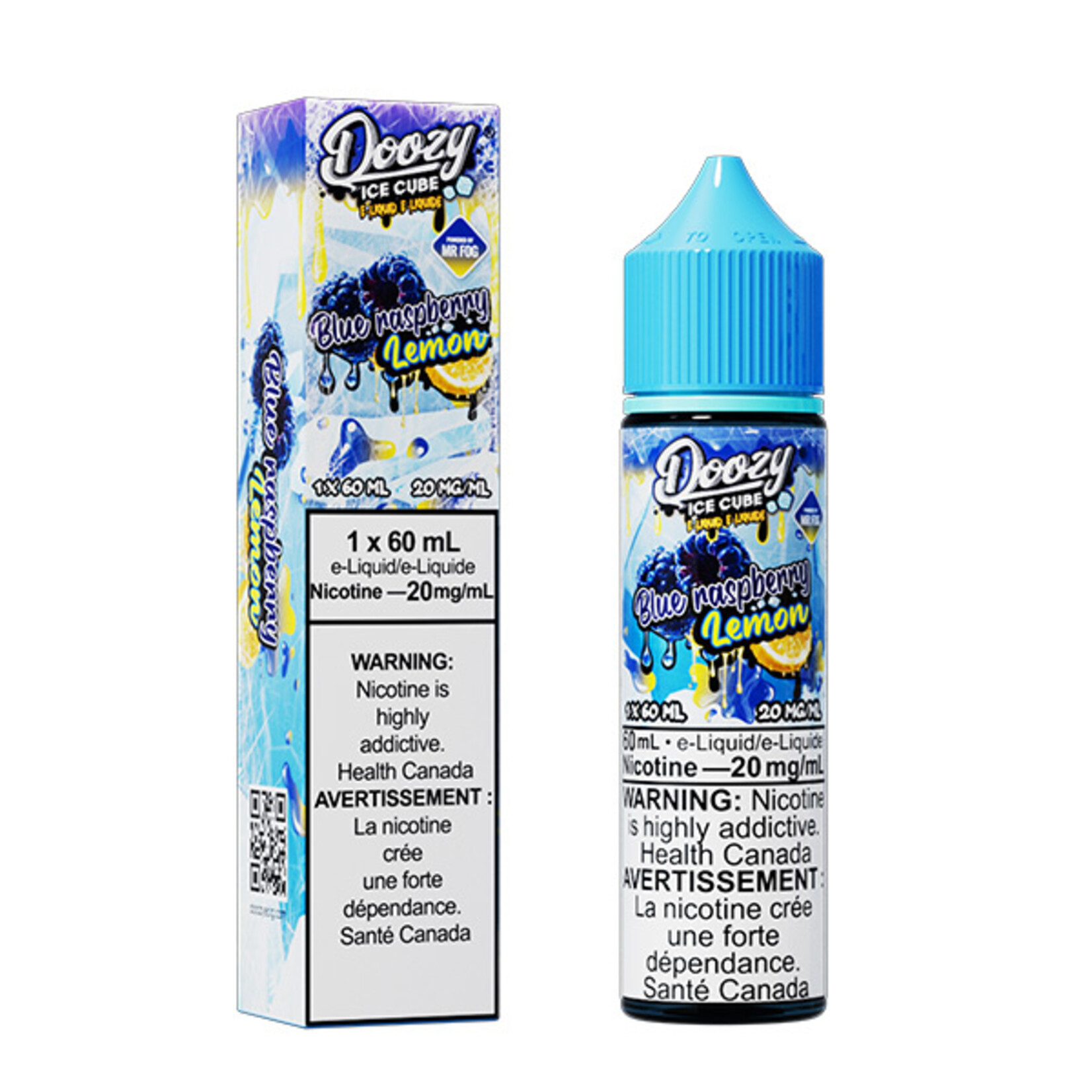 DOOZY DZEI06 - DOOZY ICE CUBE Blue Raspberry Lemon E-LIQUID 60ml Salt