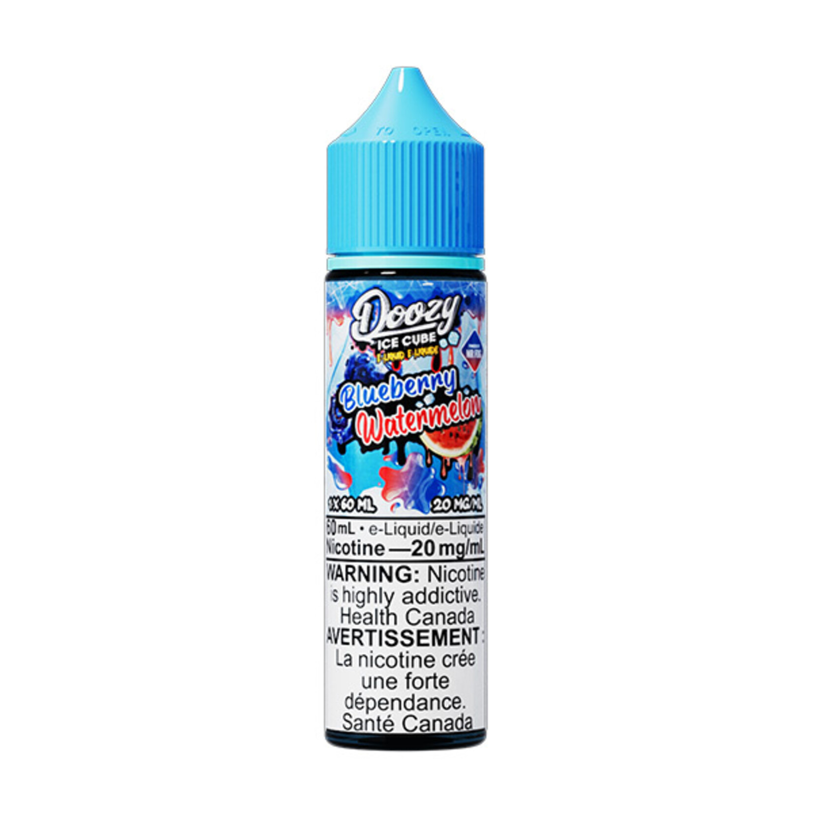 DOOZY DZEI07 - DOOZY ICE CUBE Blueberry Watermelon E-LIQUID 60ml Salt