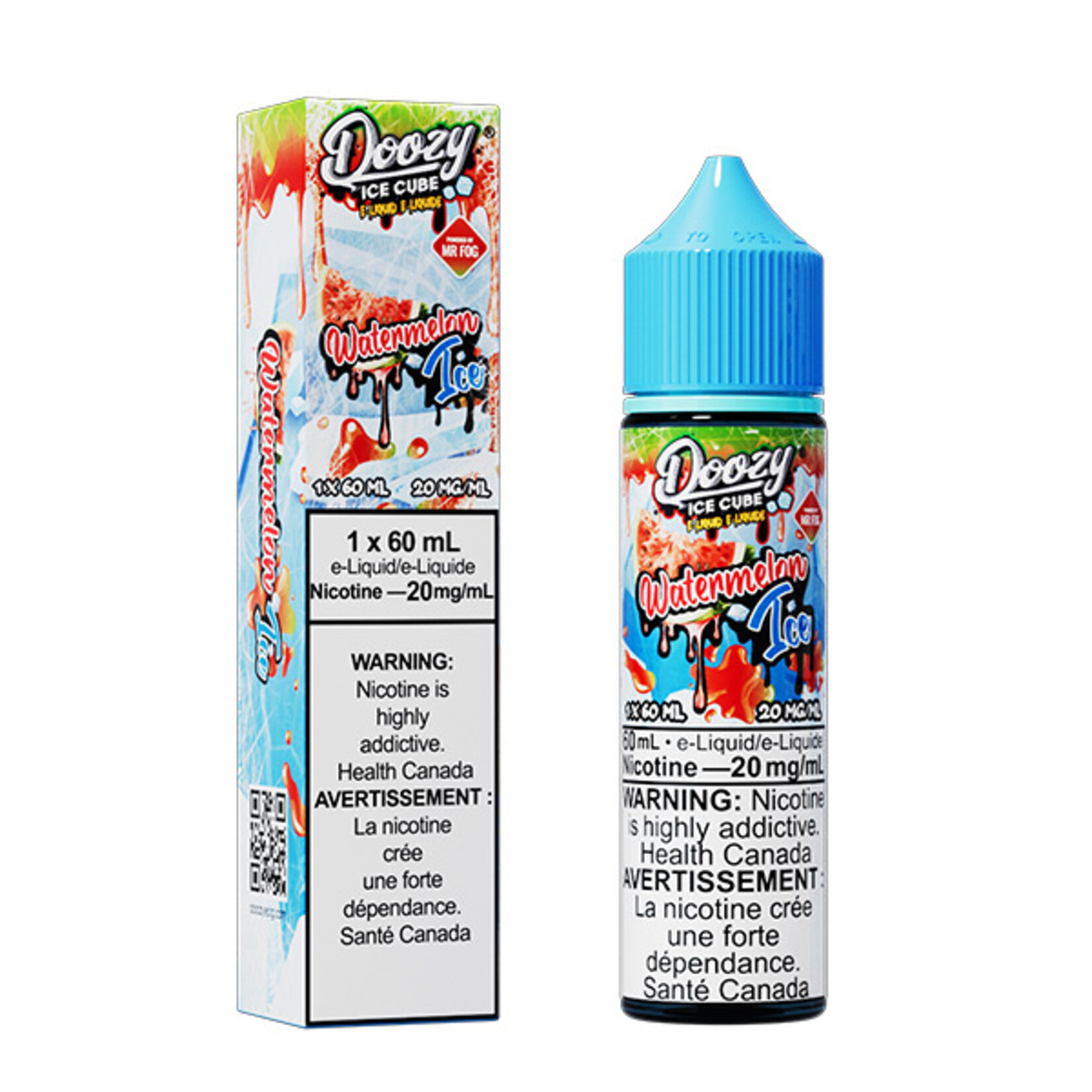 DOOZY DZEI09 - DOOZY ICE CUBE Watermelon Ice E-LIQUID 60ml Salt
