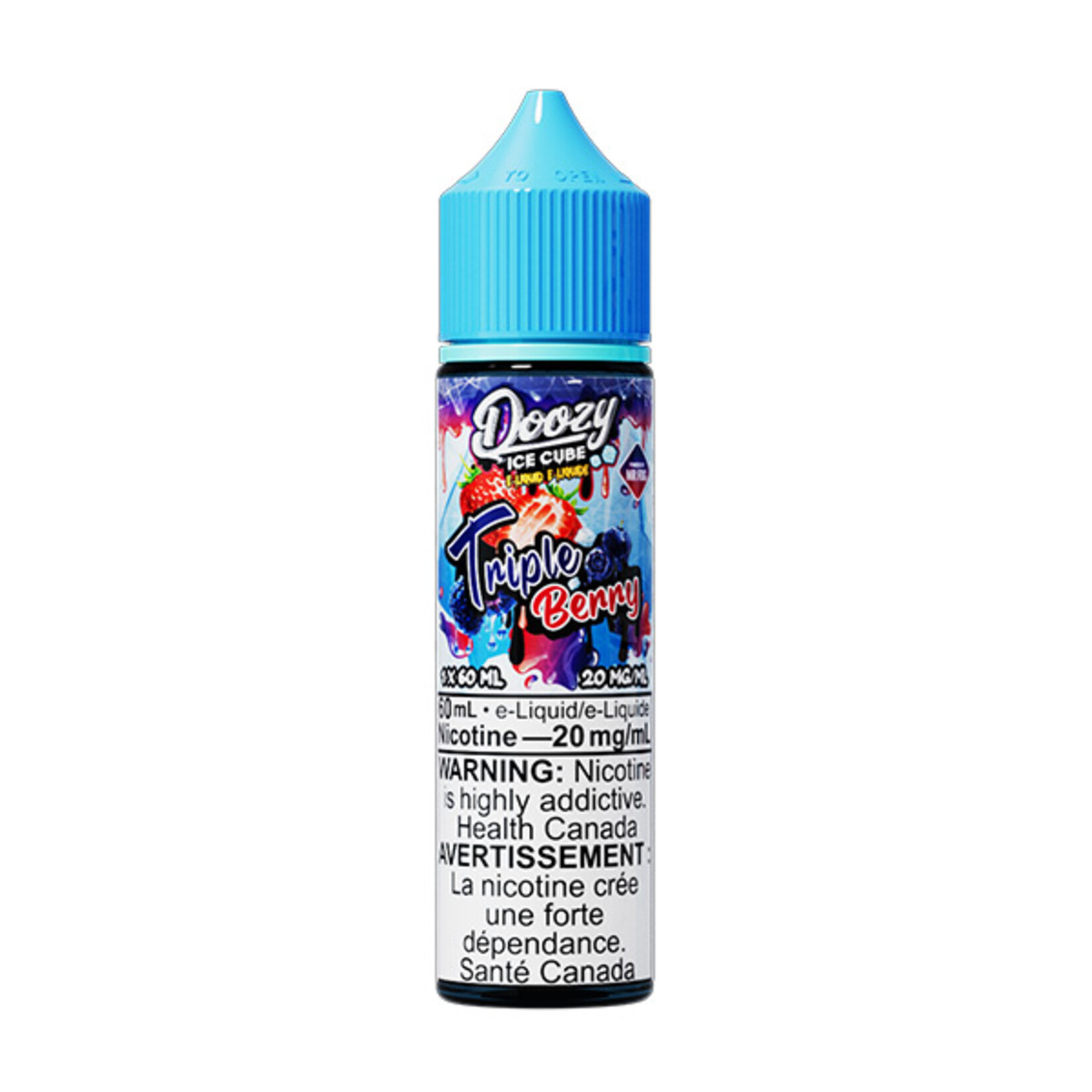 DOOZY DZEI10 - DOOZY ICE CUBE Triple Berry E-LIQUID 60ml Salt