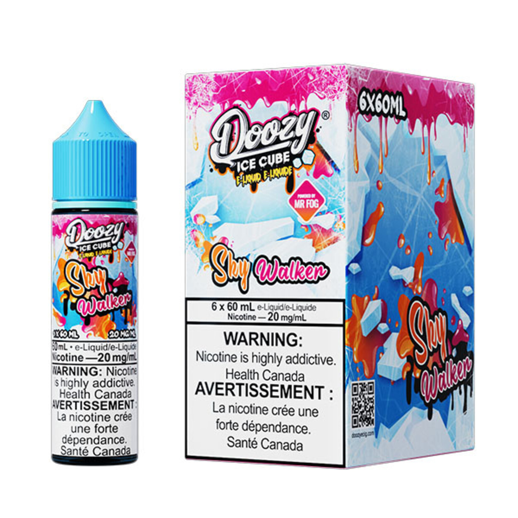 DOOZY DZEI11 - DOOZY ICE CUBE Sky Walker E-LIQUID 60ml Salt
