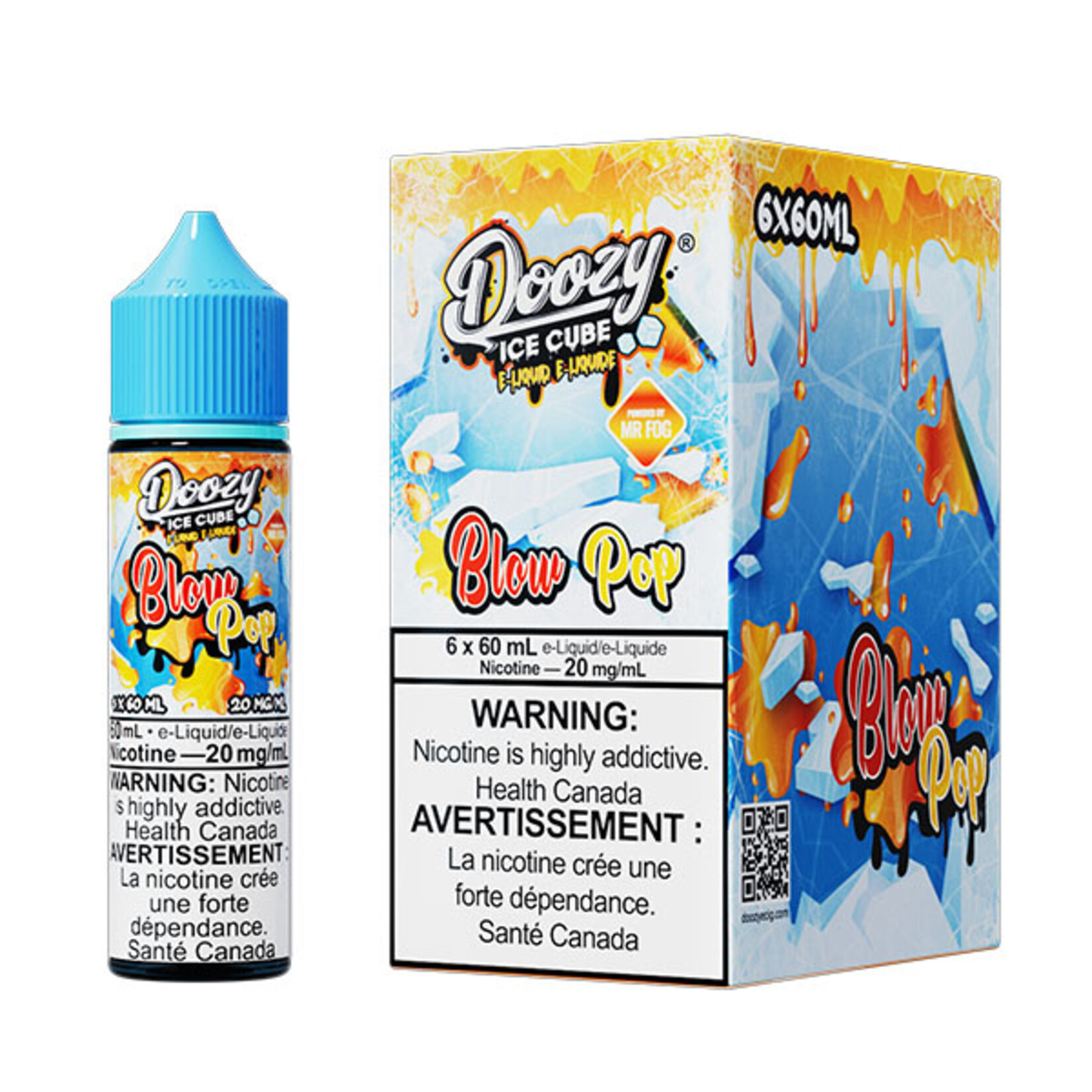 DOOZY DZEI12 - DOOZY ICE CUBE Blow Pop E-LIQUID 60ml Salt